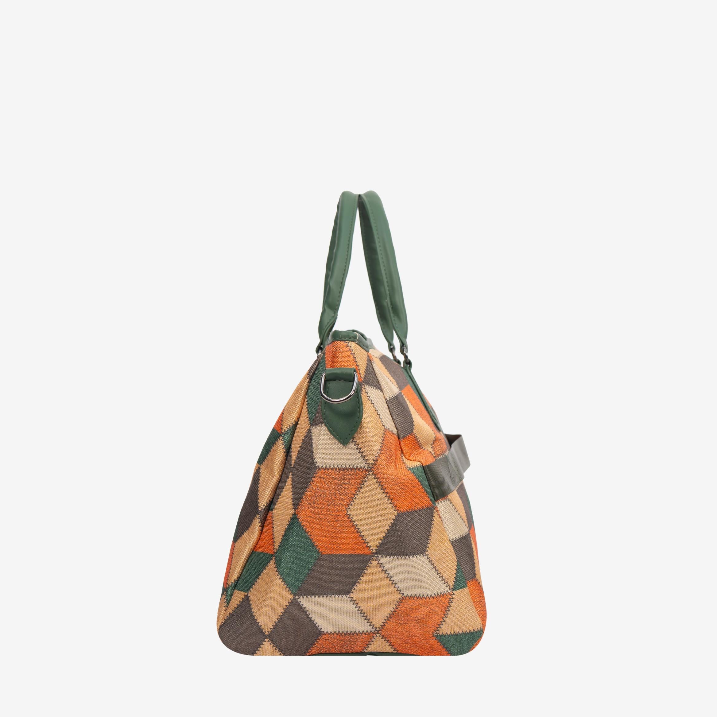 Geometric Imperial Tote