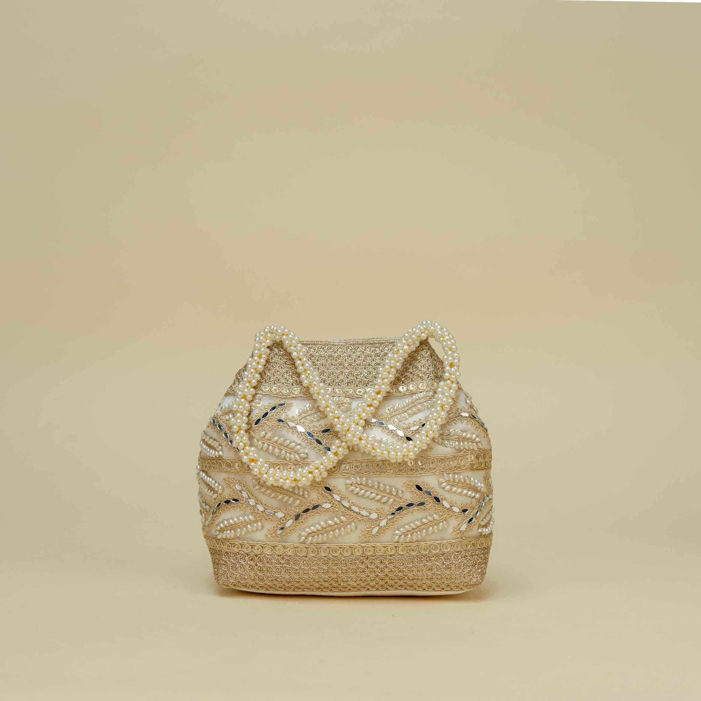 Ornate Handle Potli
