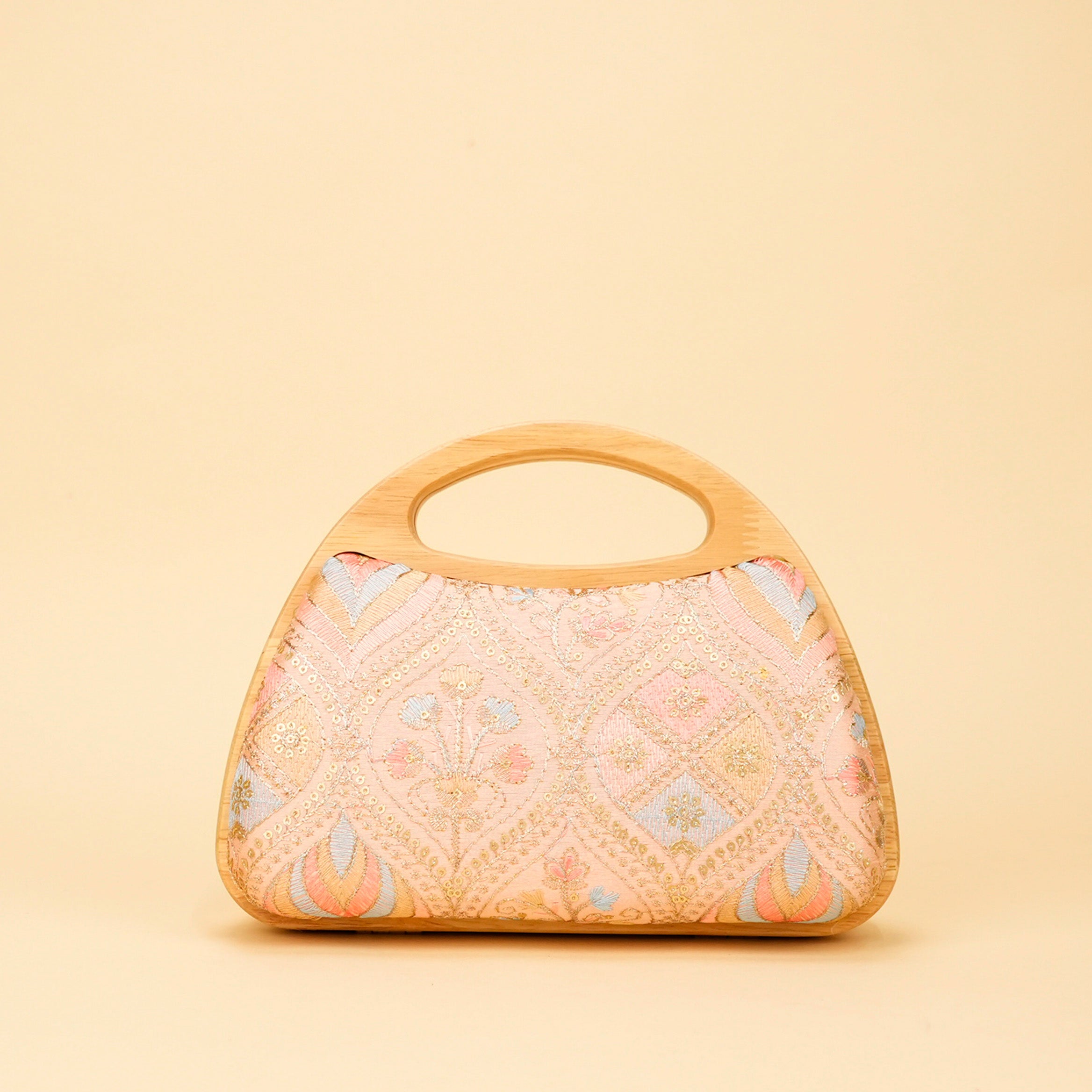 Aurelia Wood-Frame Clutch