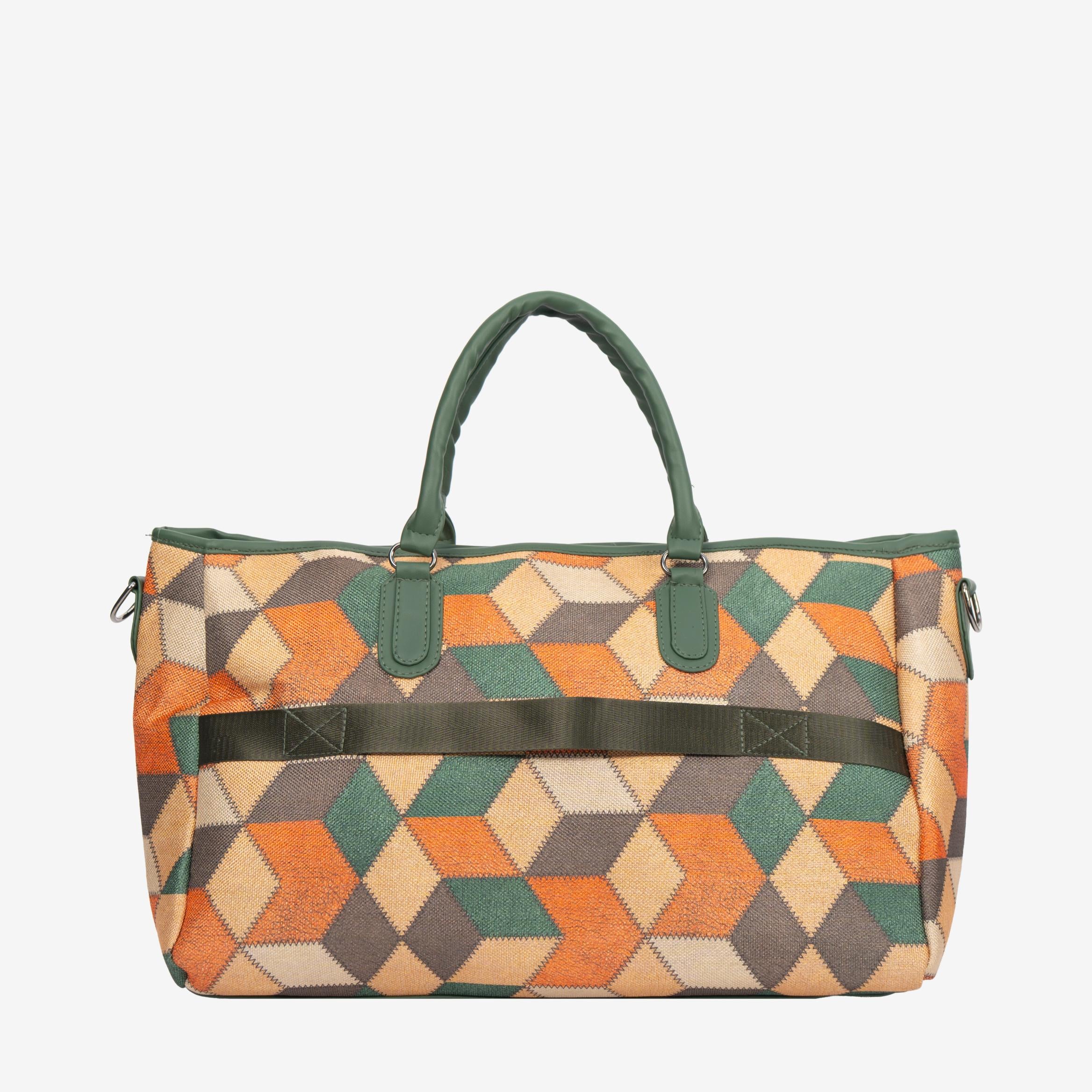 Geometric Imperial Tote