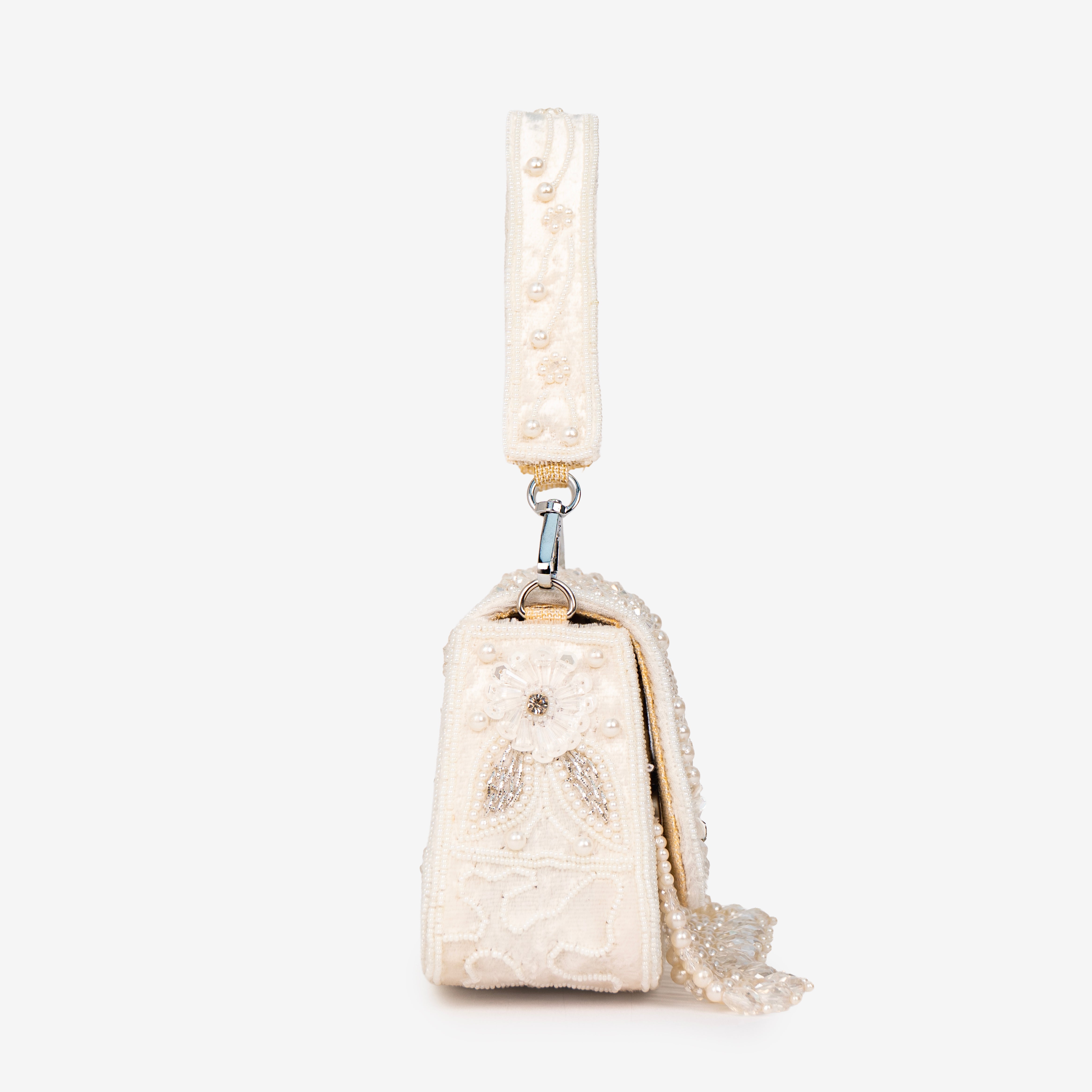 Intricate Beaded Party Shoulder Bag