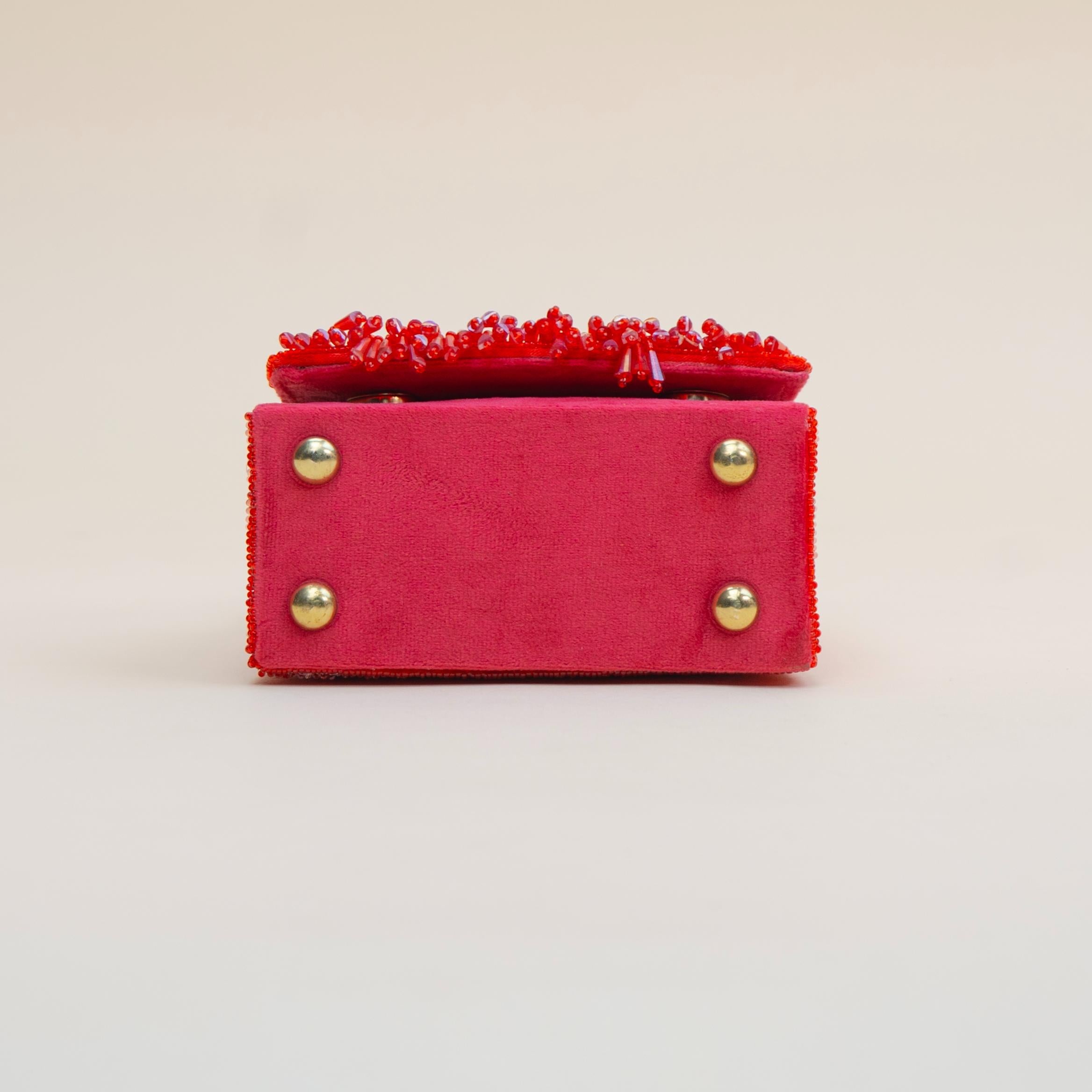 Glitz Fringe Clutch