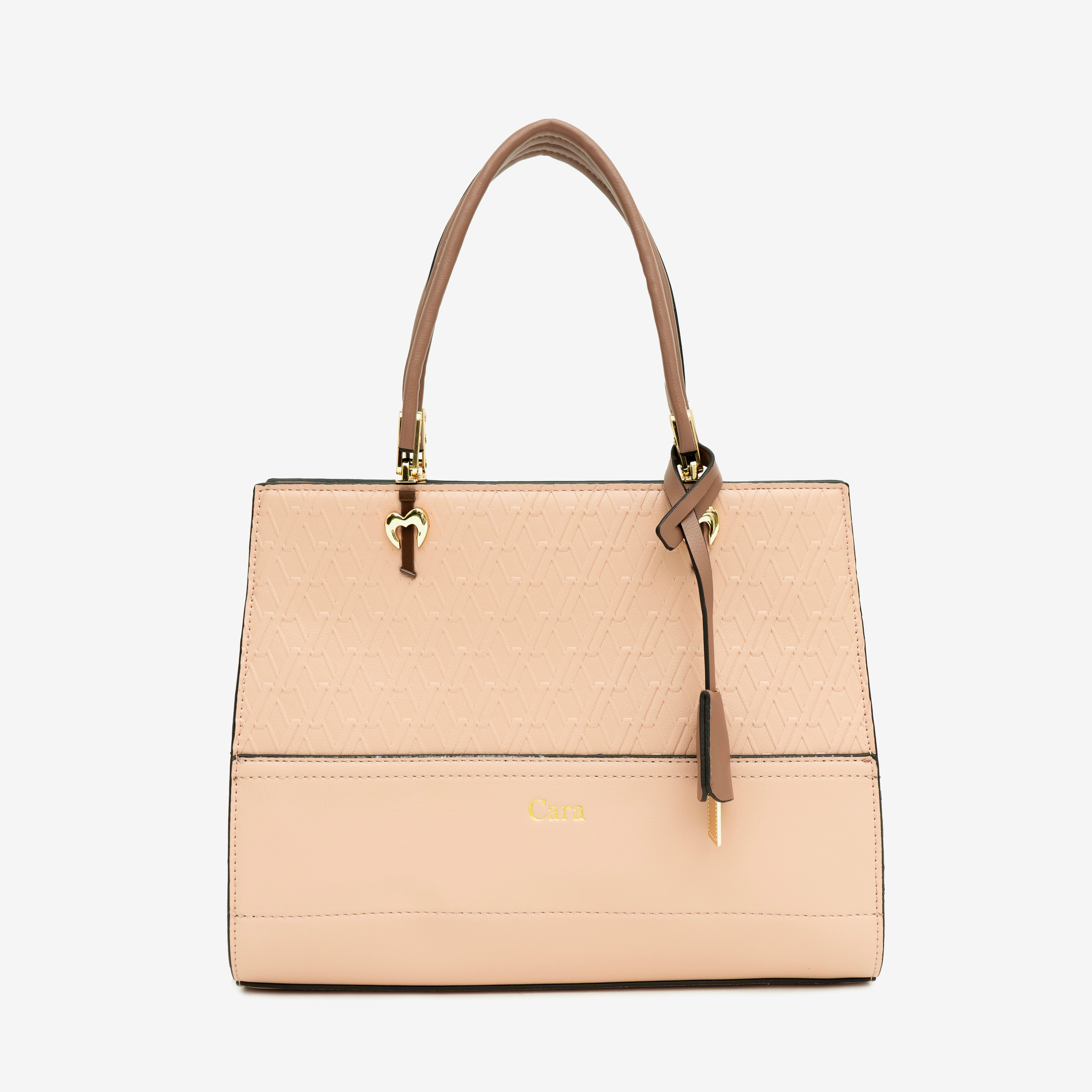Classy Twist Carry Peach HANDBAG | CARA