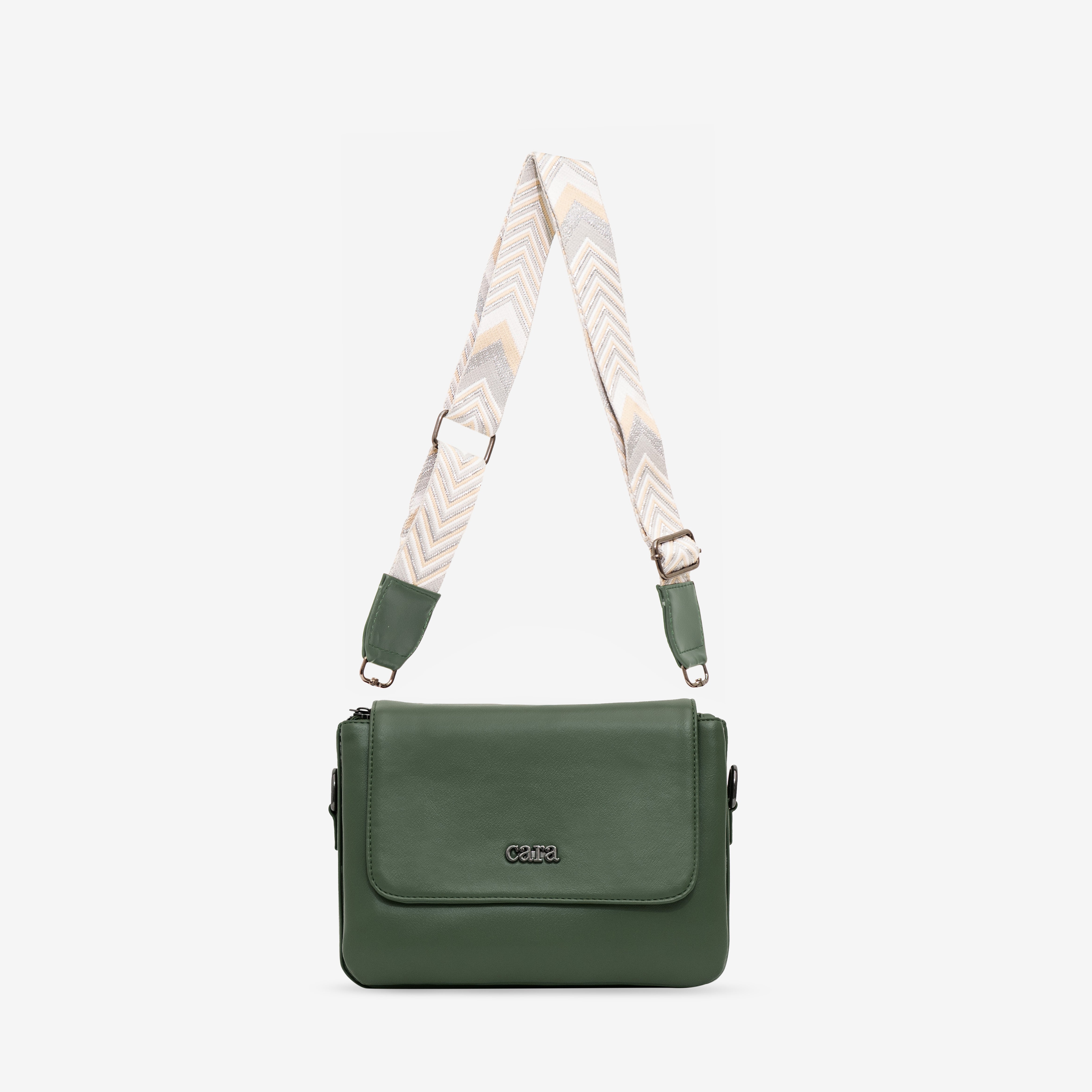 green Casual Catcher slingbag | cara
