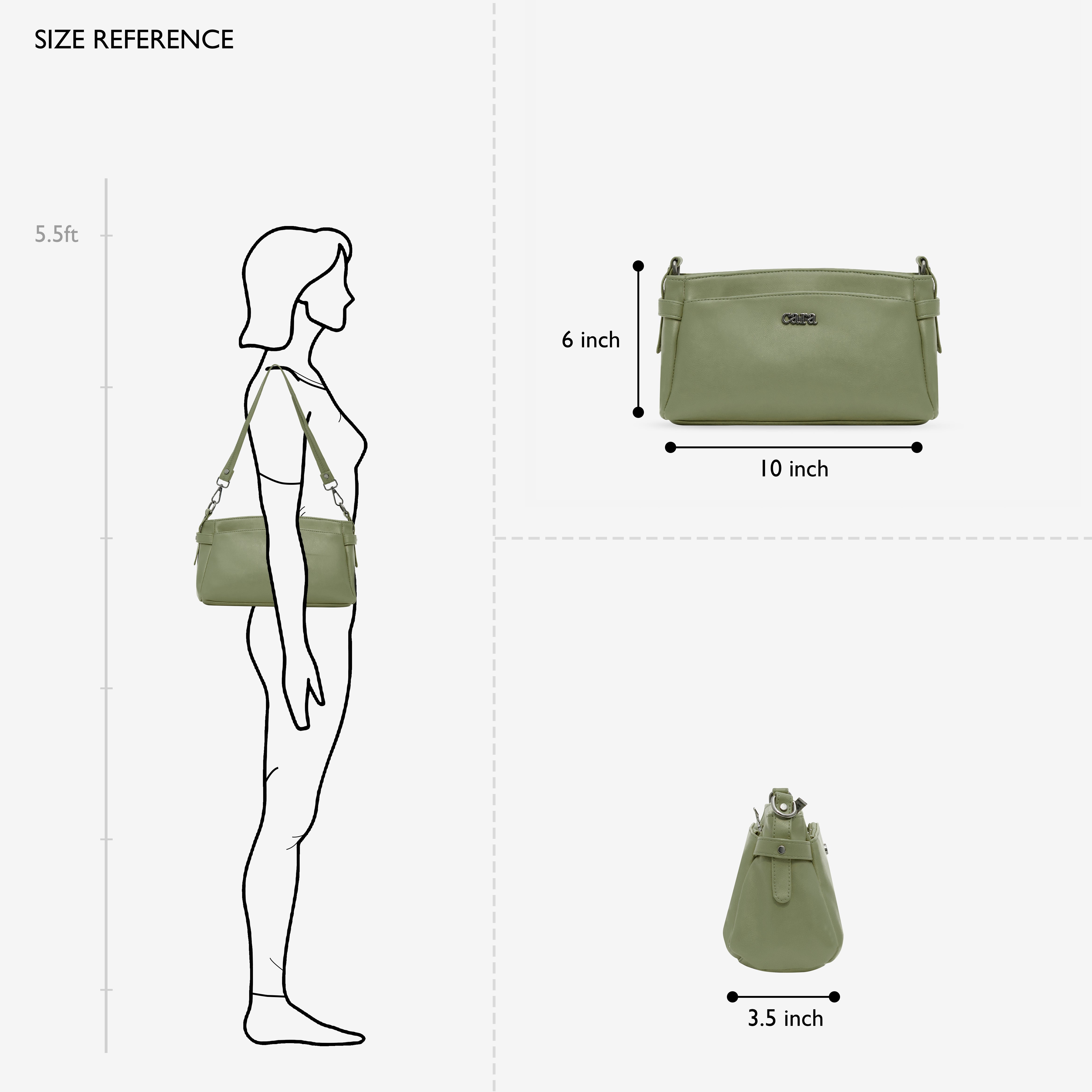 Green Weekend Carry sling | Cara