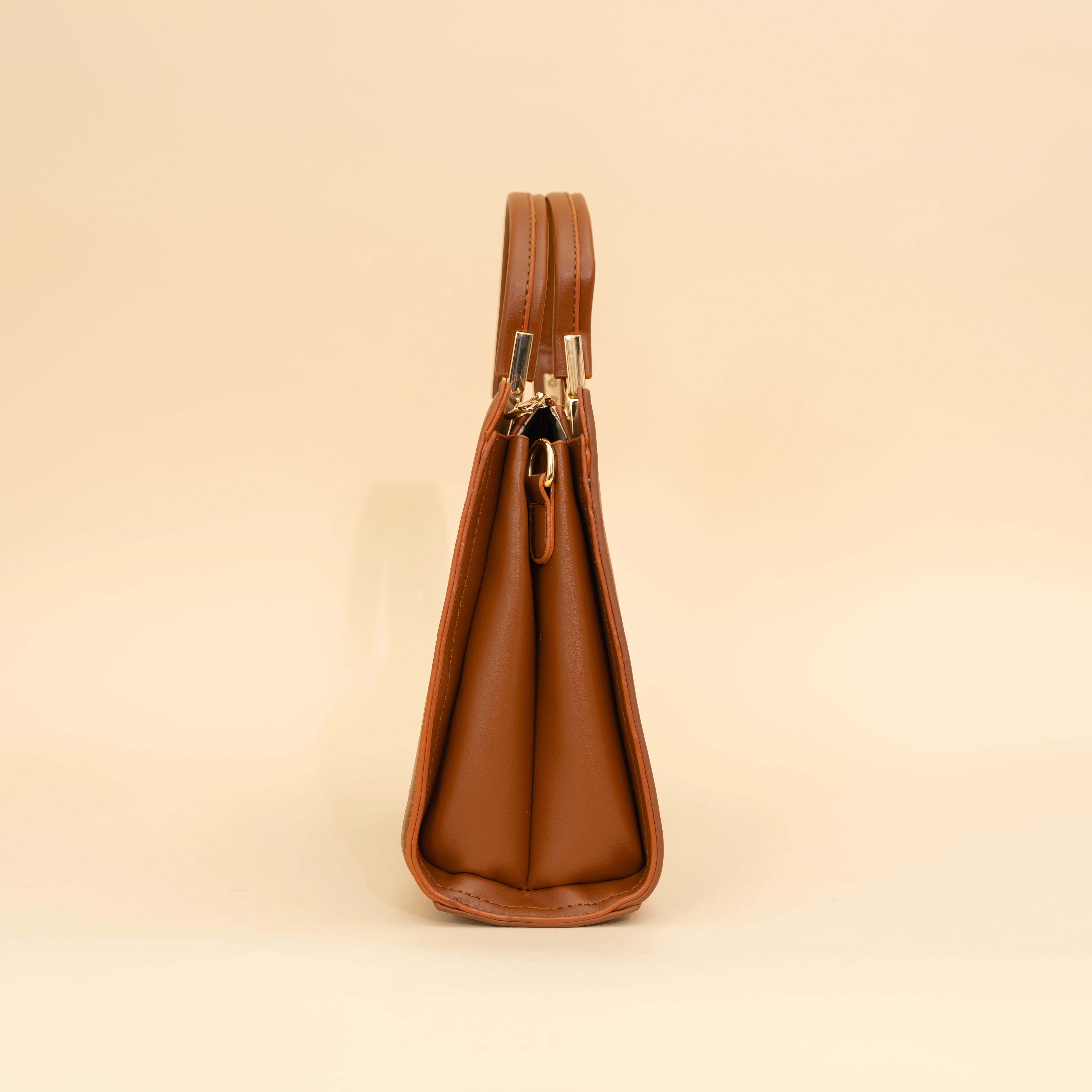Flawless floral printed brown Handbag | cara