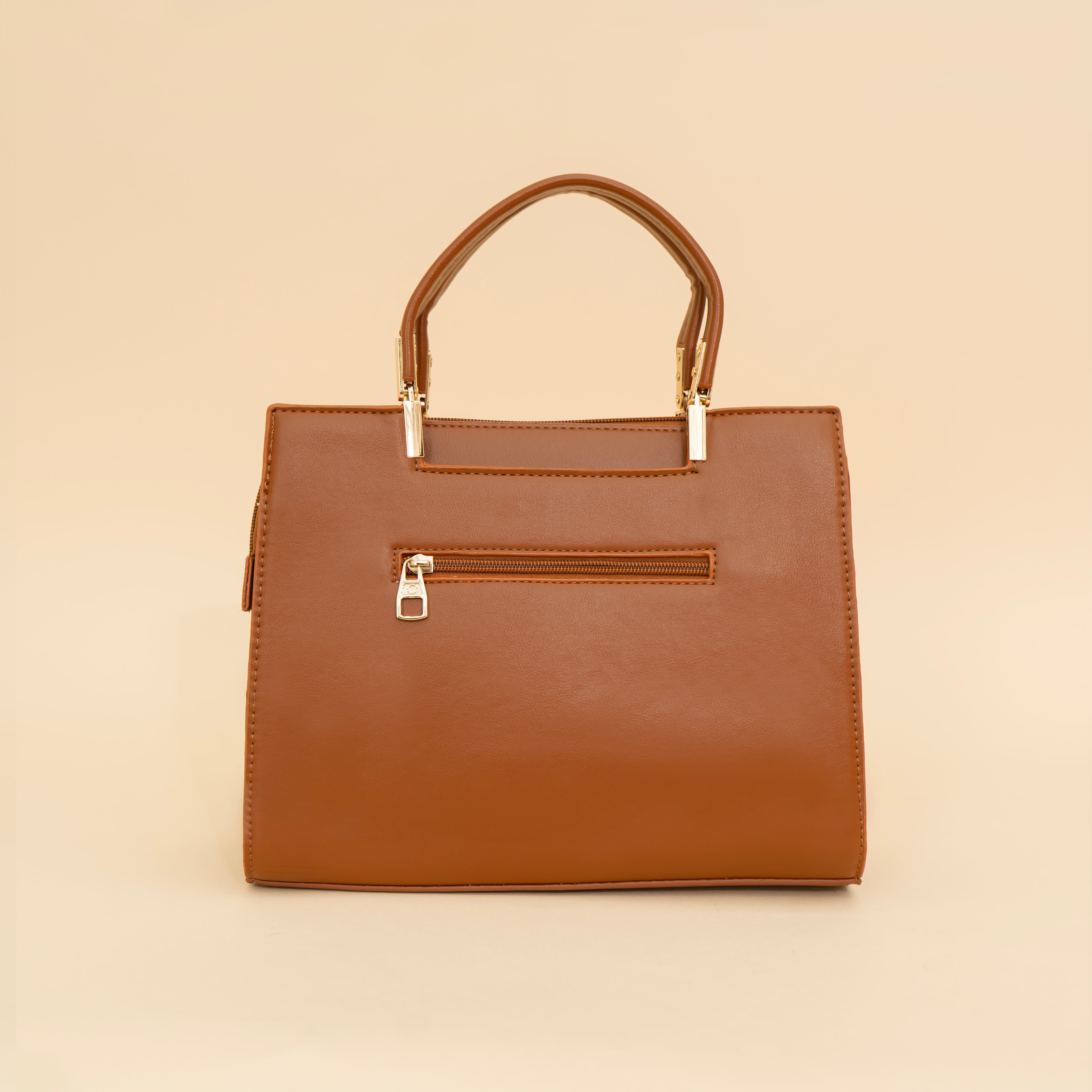 Flawless floral printed brown Handbag | cara