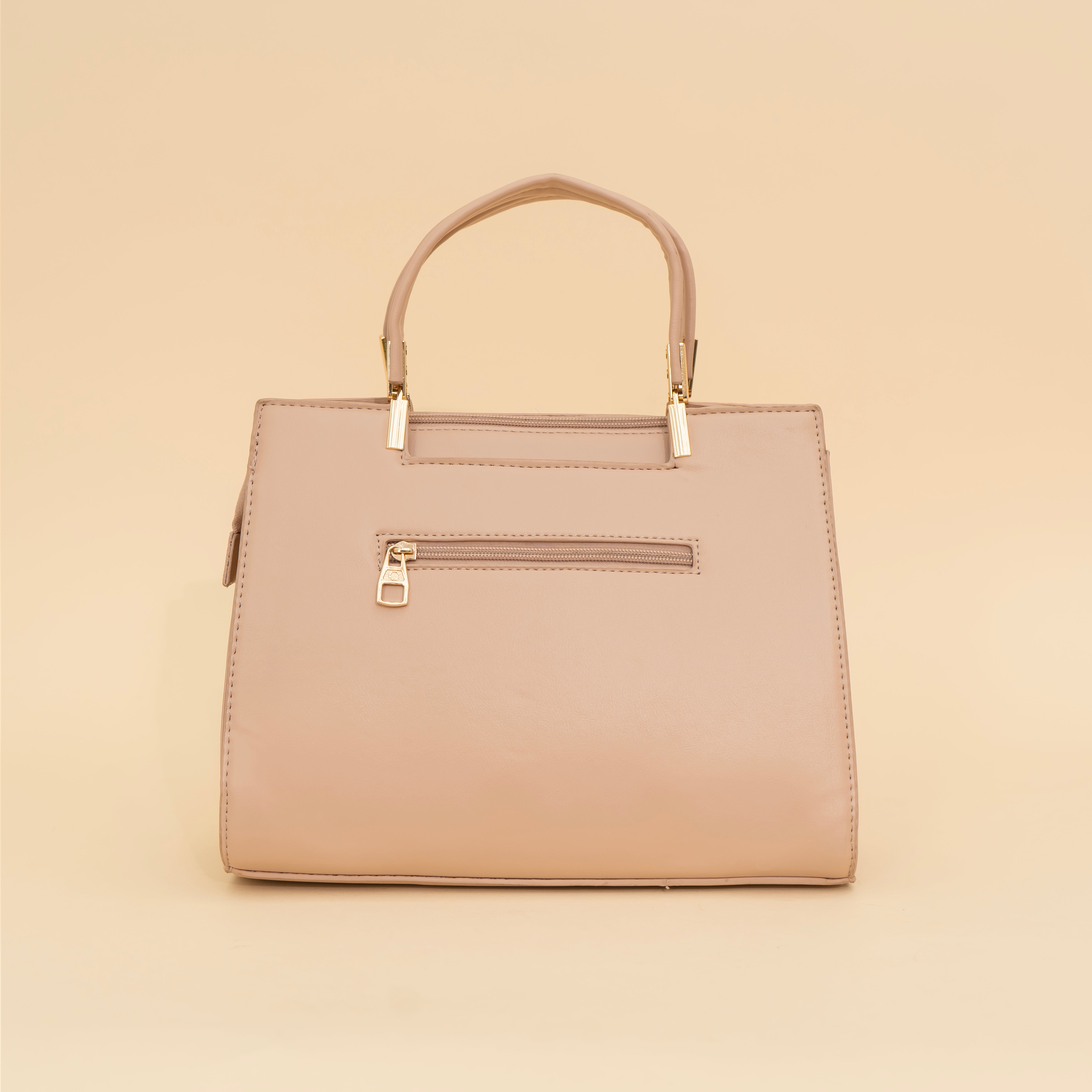 Flawless floral printed peach Handbag | cara