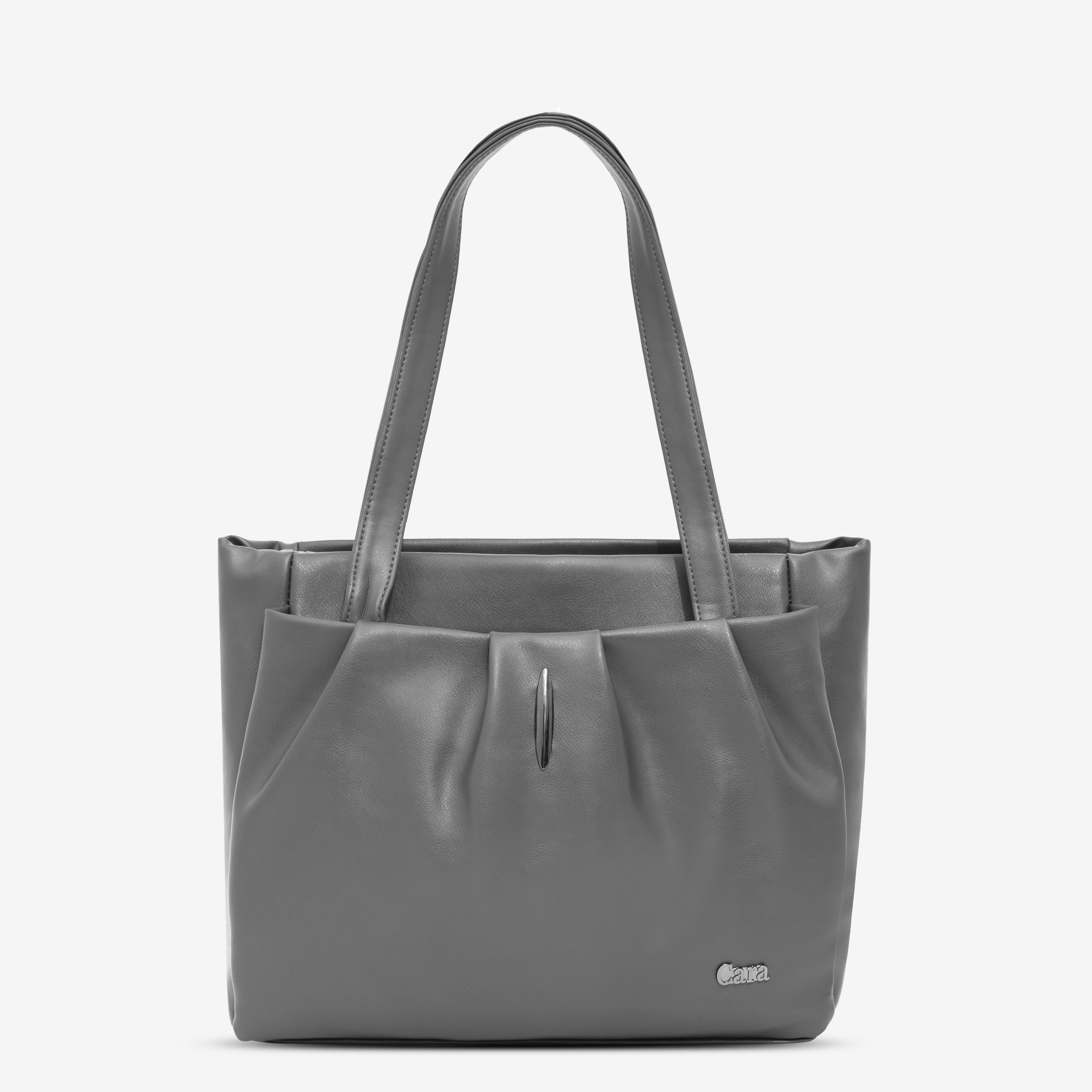 Smoky Gray Charm Handbag