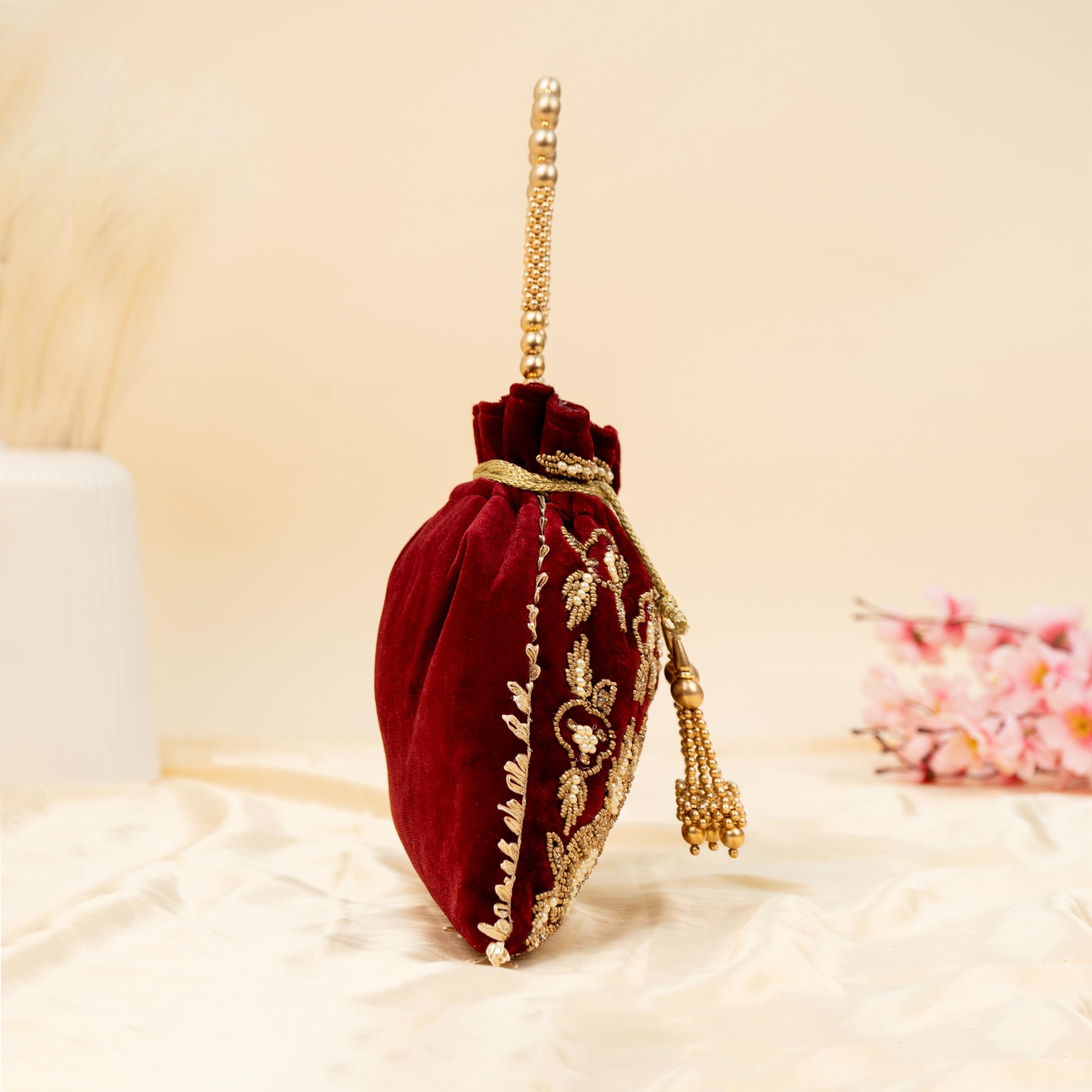 The Velvet Bloom Potli