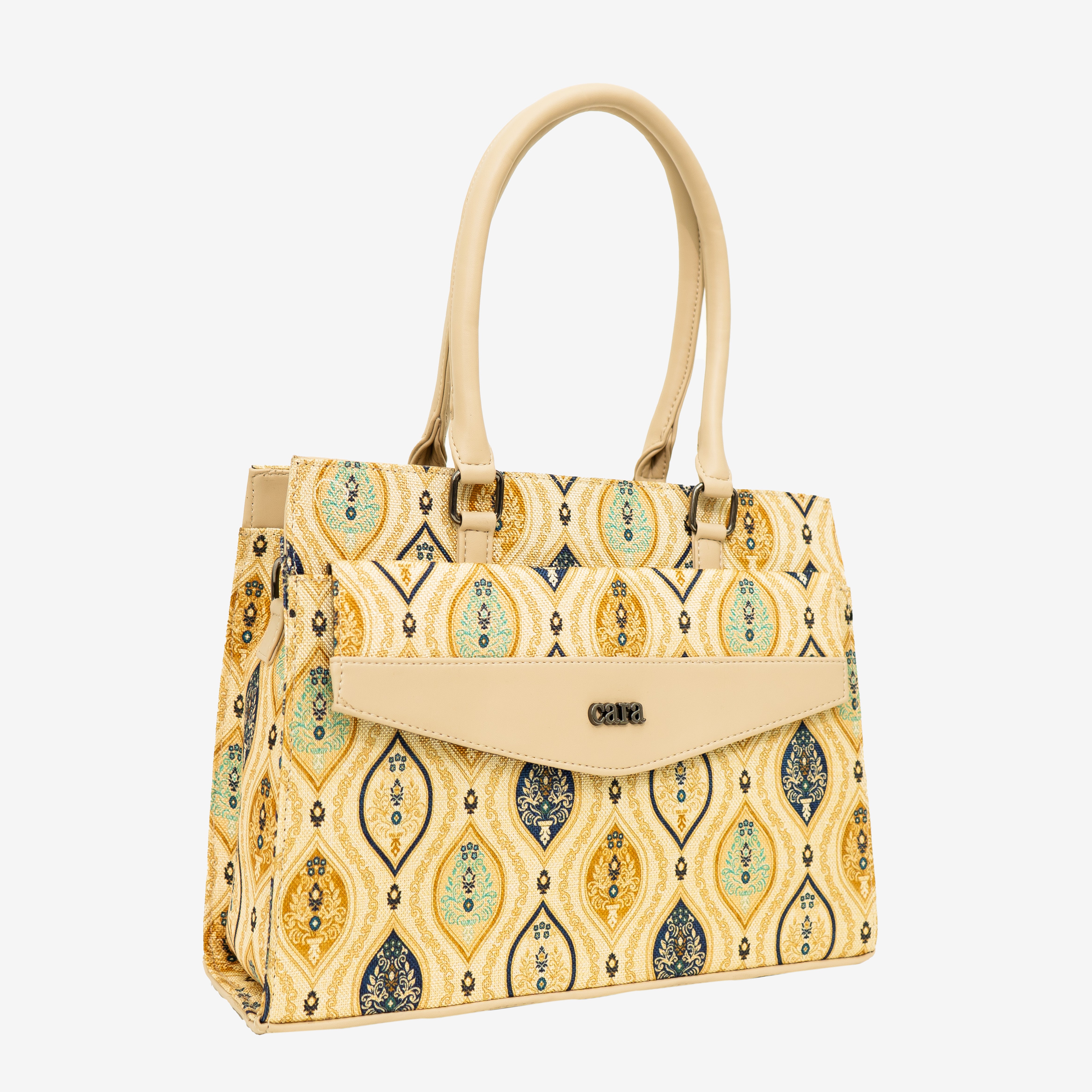 Cream Flawless Crafted handbag | Cara