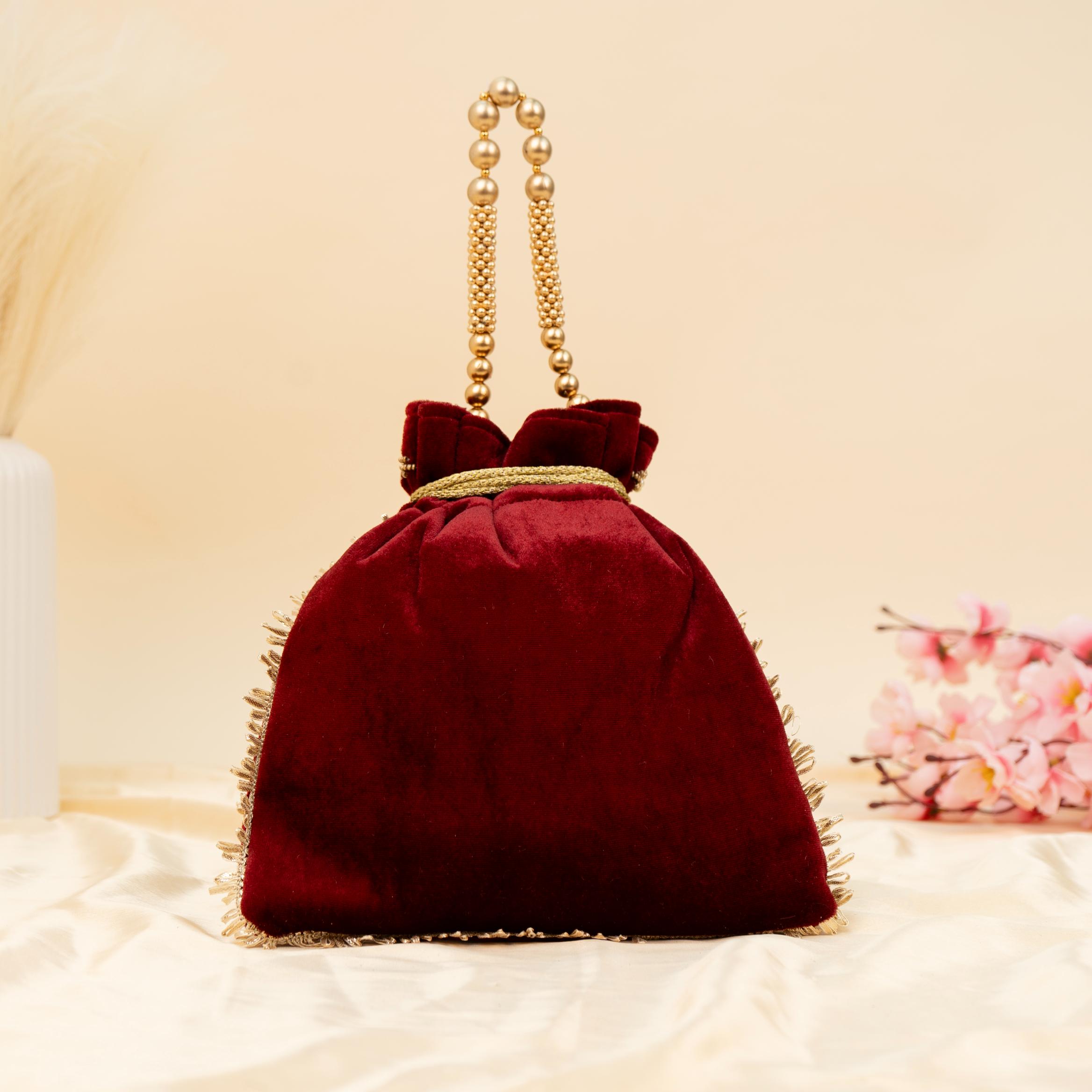 The Velvet Bloom Potli