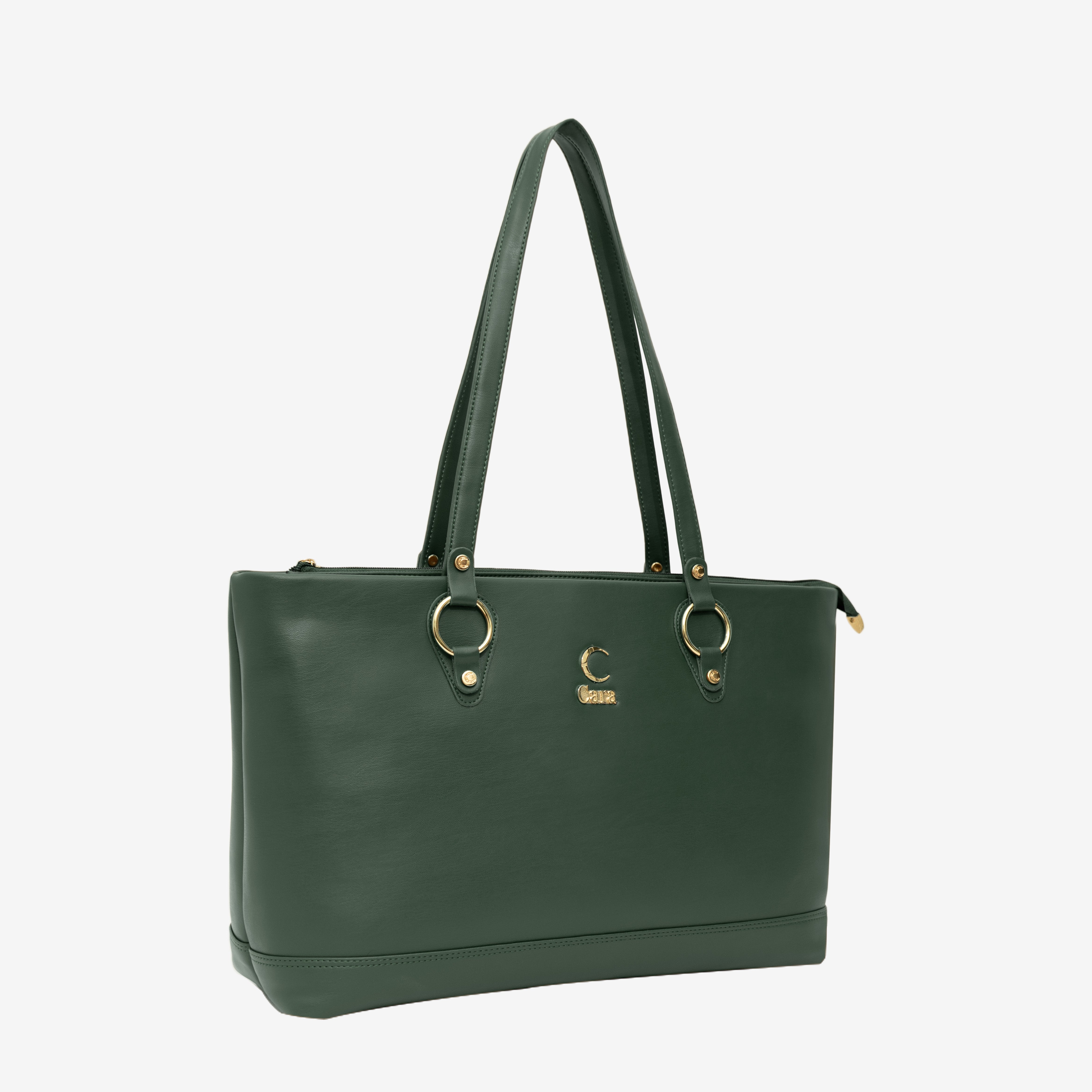 Olive Green Corporate Chic Tote | Cara