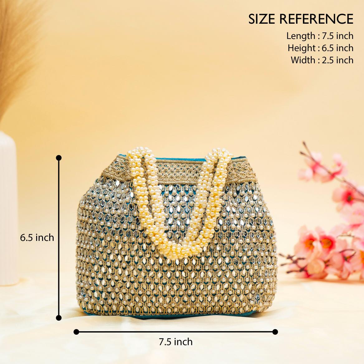 Dazzle Crystal Bead Potli