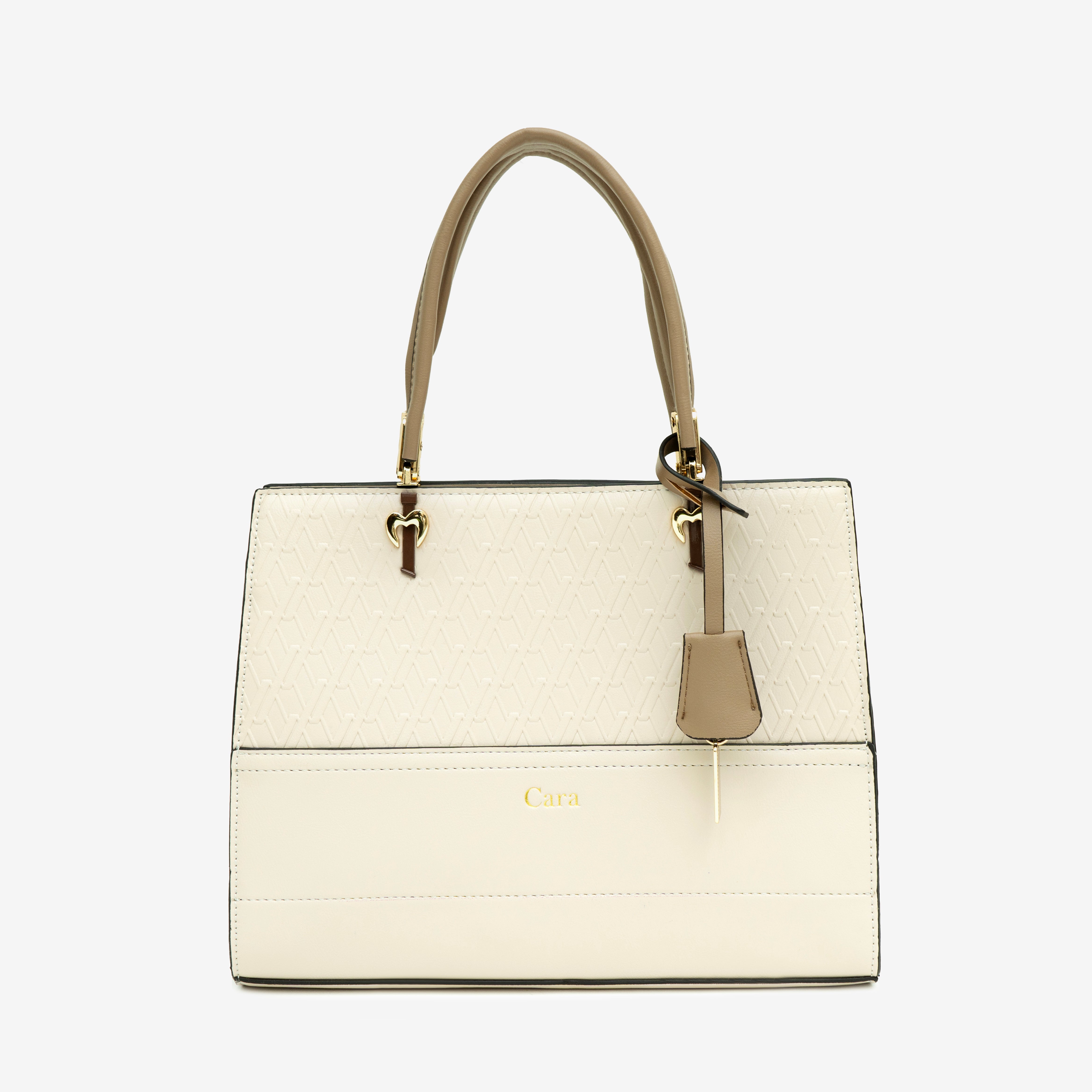 Classy Twist Carry Beige HANDBAG | CARA