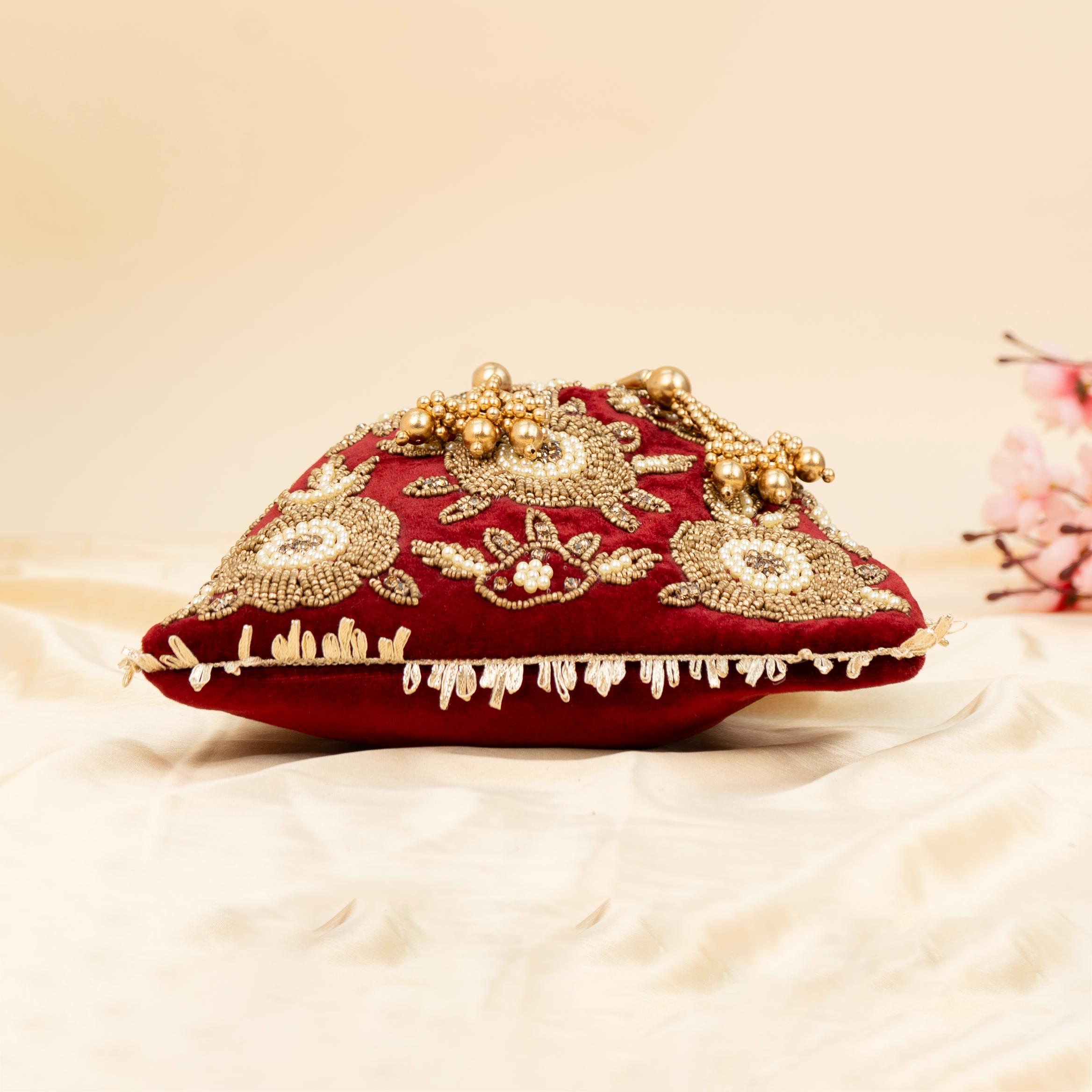 The Velvet Bloom Potli