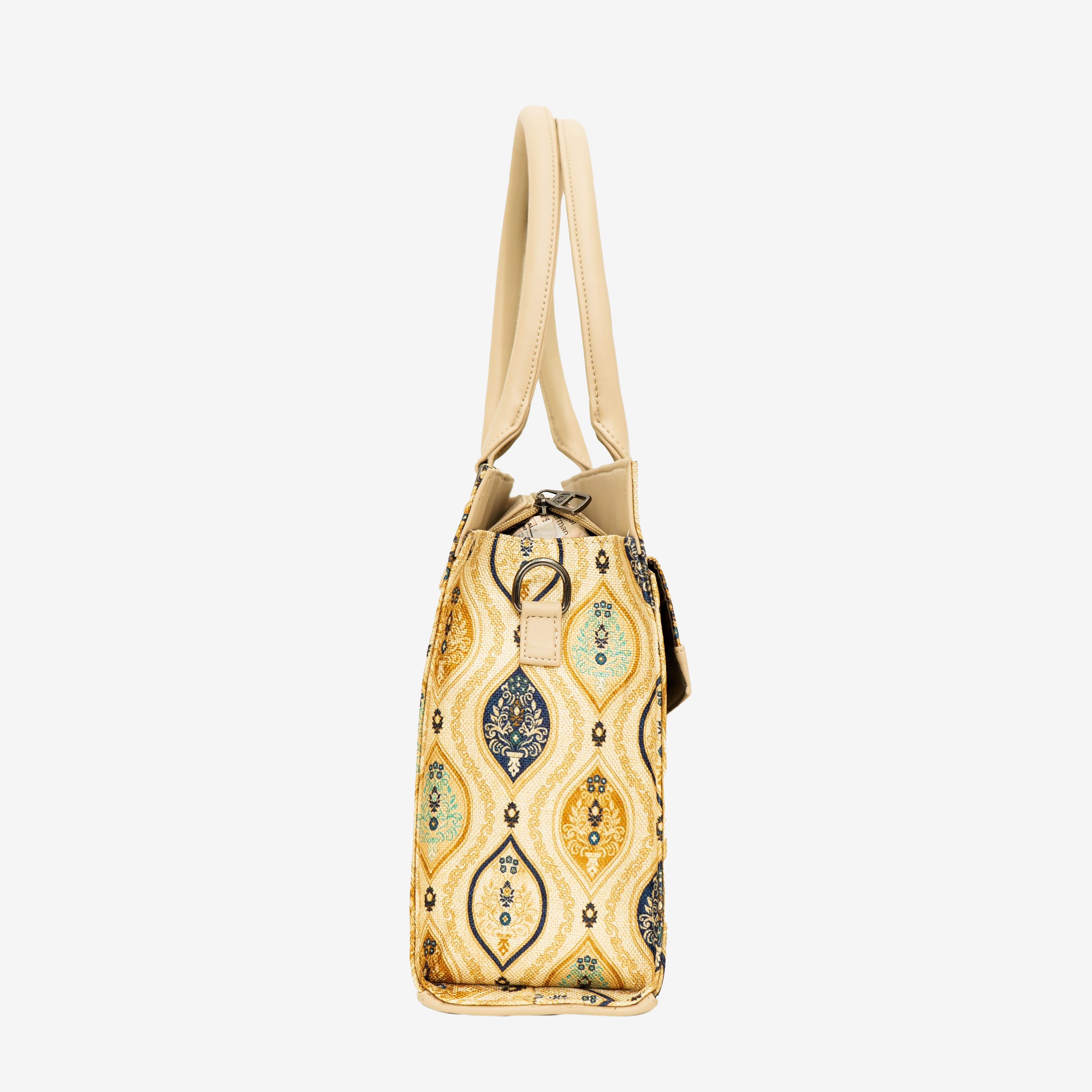 Cream Flawless Crafted handbag | Cara
