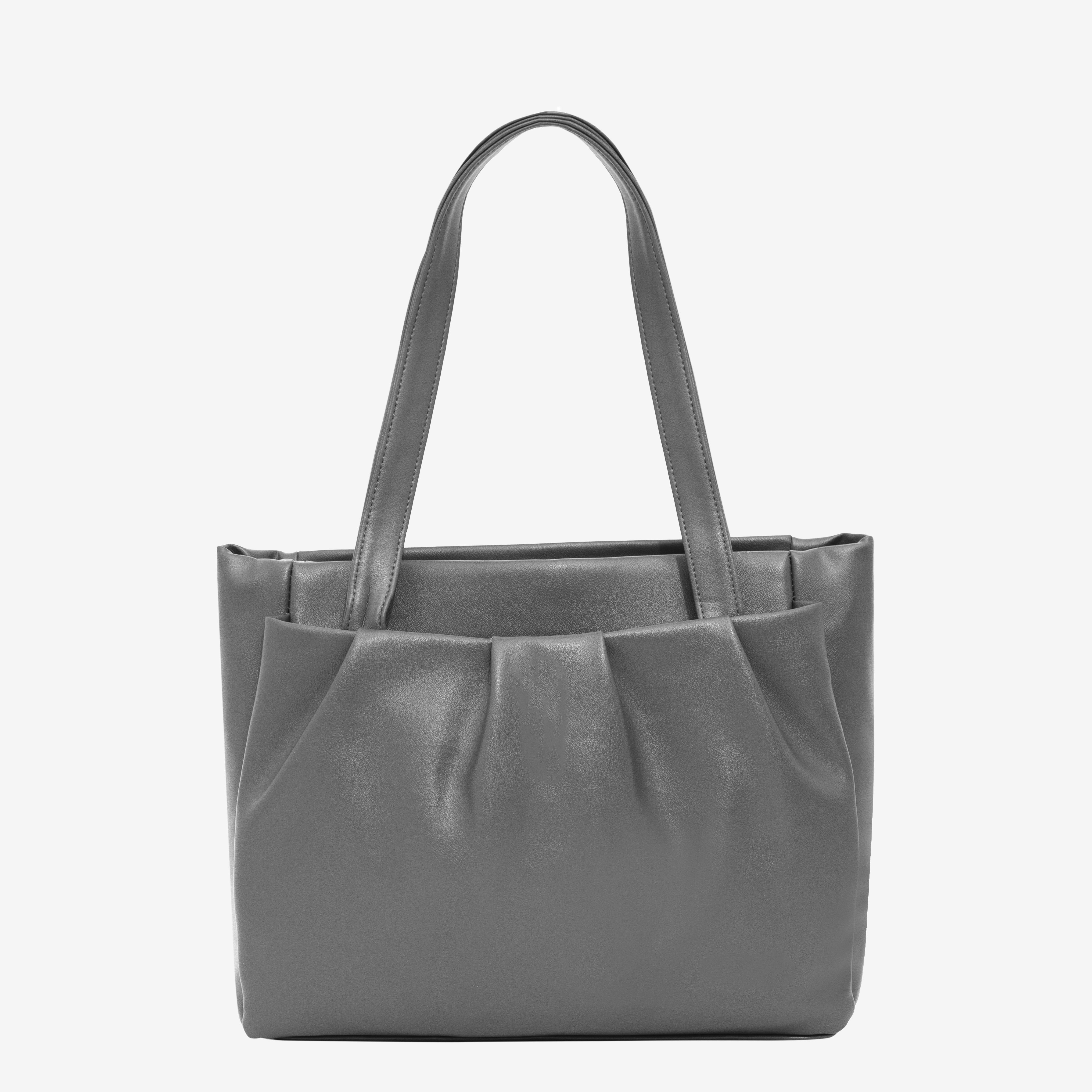 Smoky Gray Charm Handbag