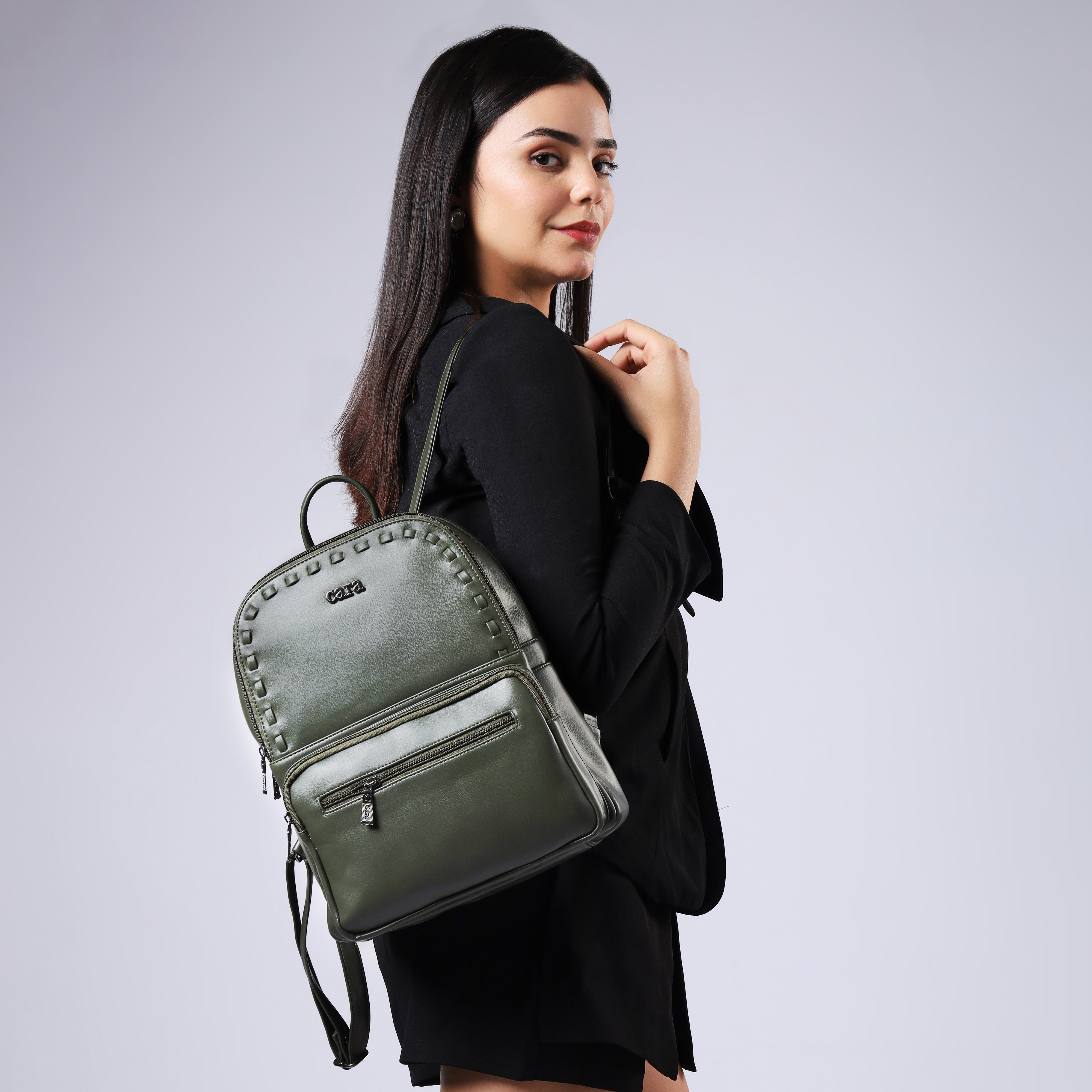 Olive Green CityEdge BackPack | Cara