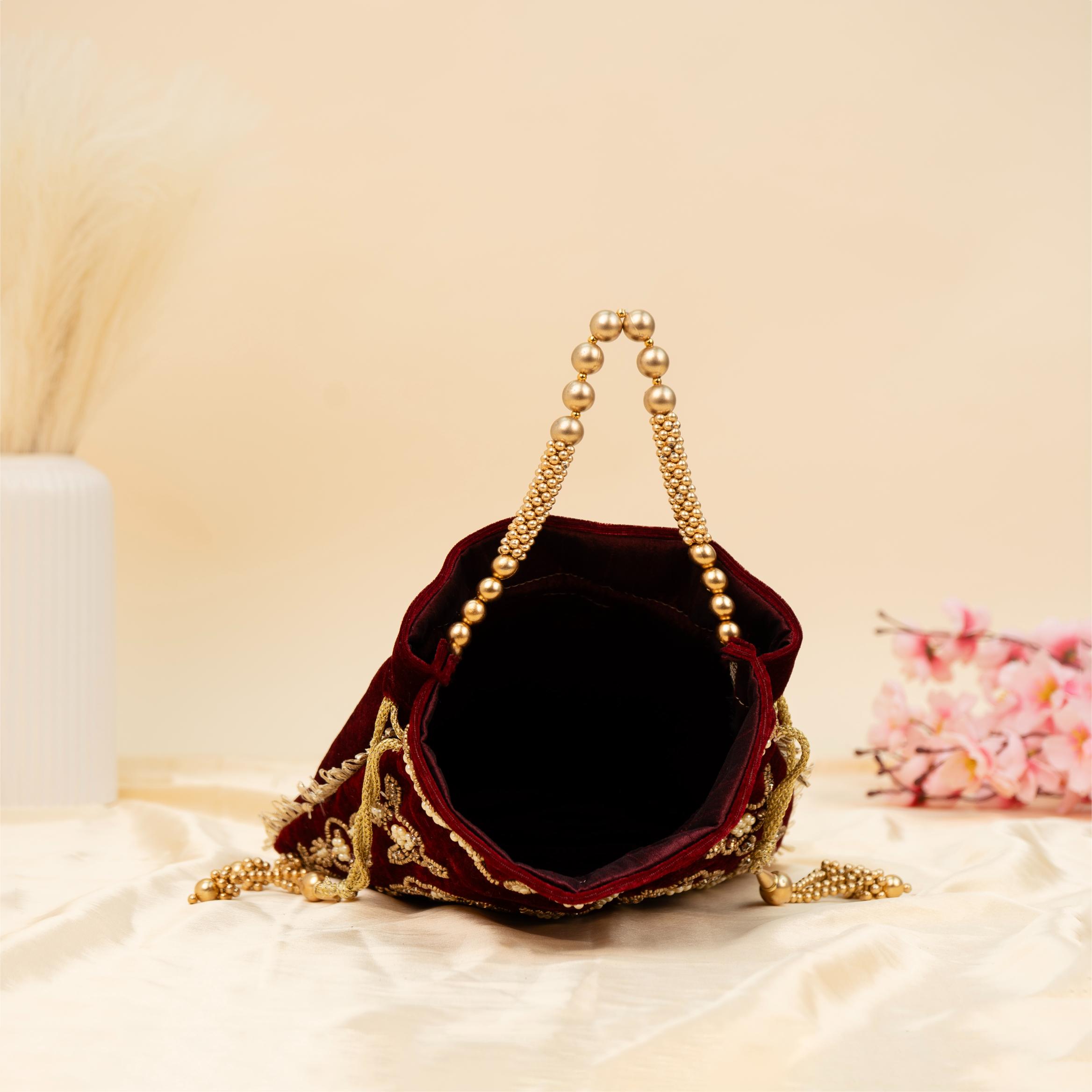 The Velvet Bloom Potli