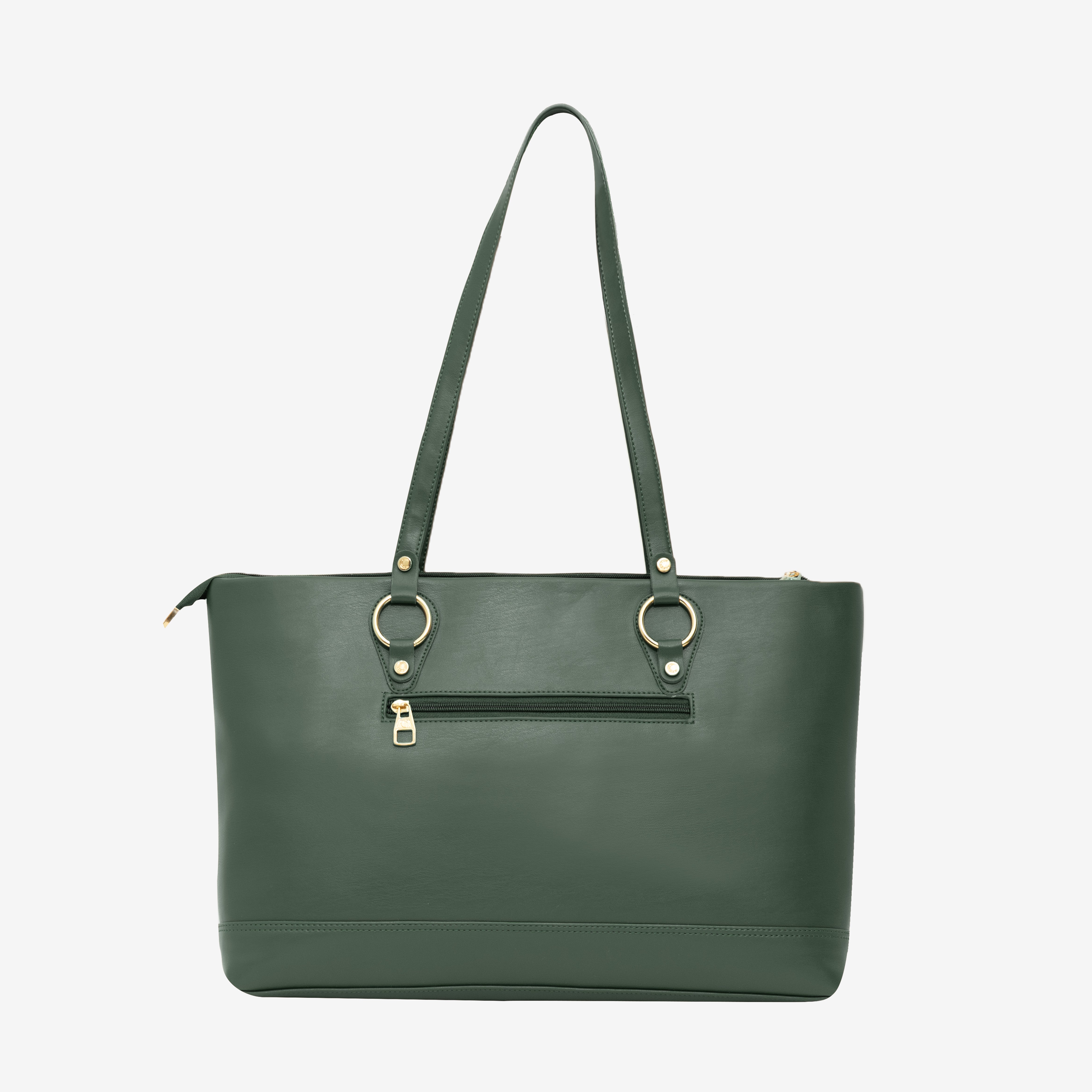Olive Green Corporate Chic Tote | Cara