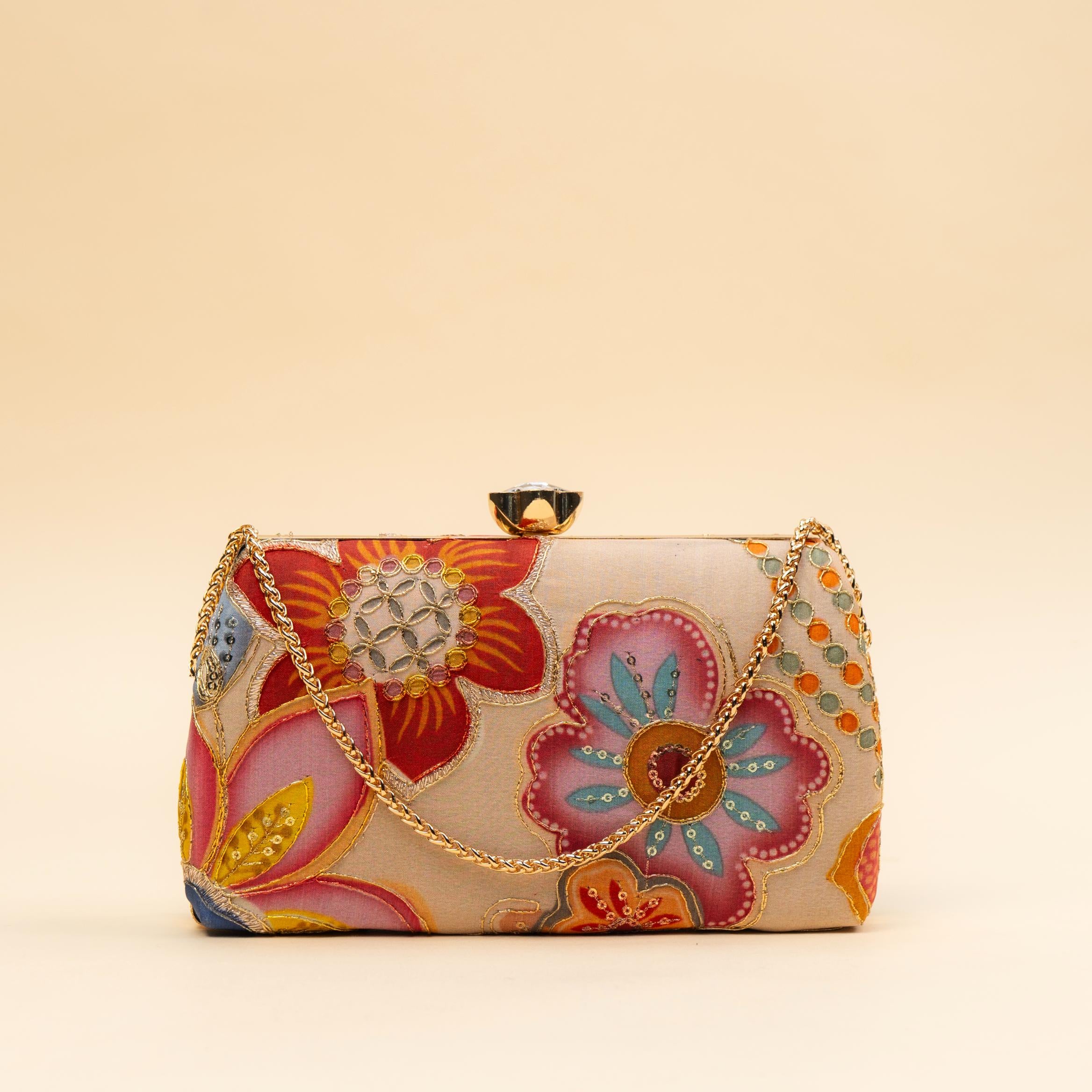 Sequin Thread Clutch