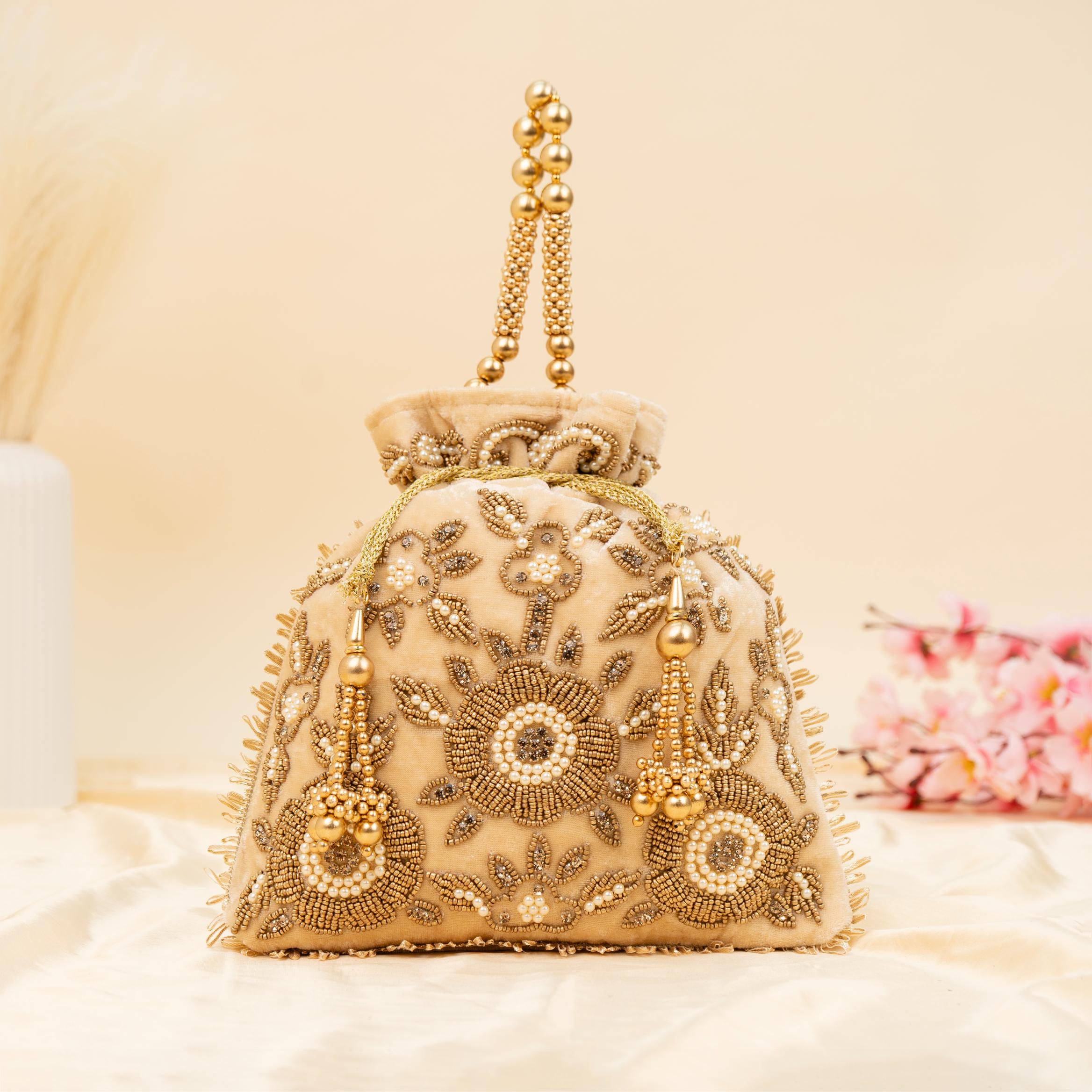 The Velvet Bloom Potli