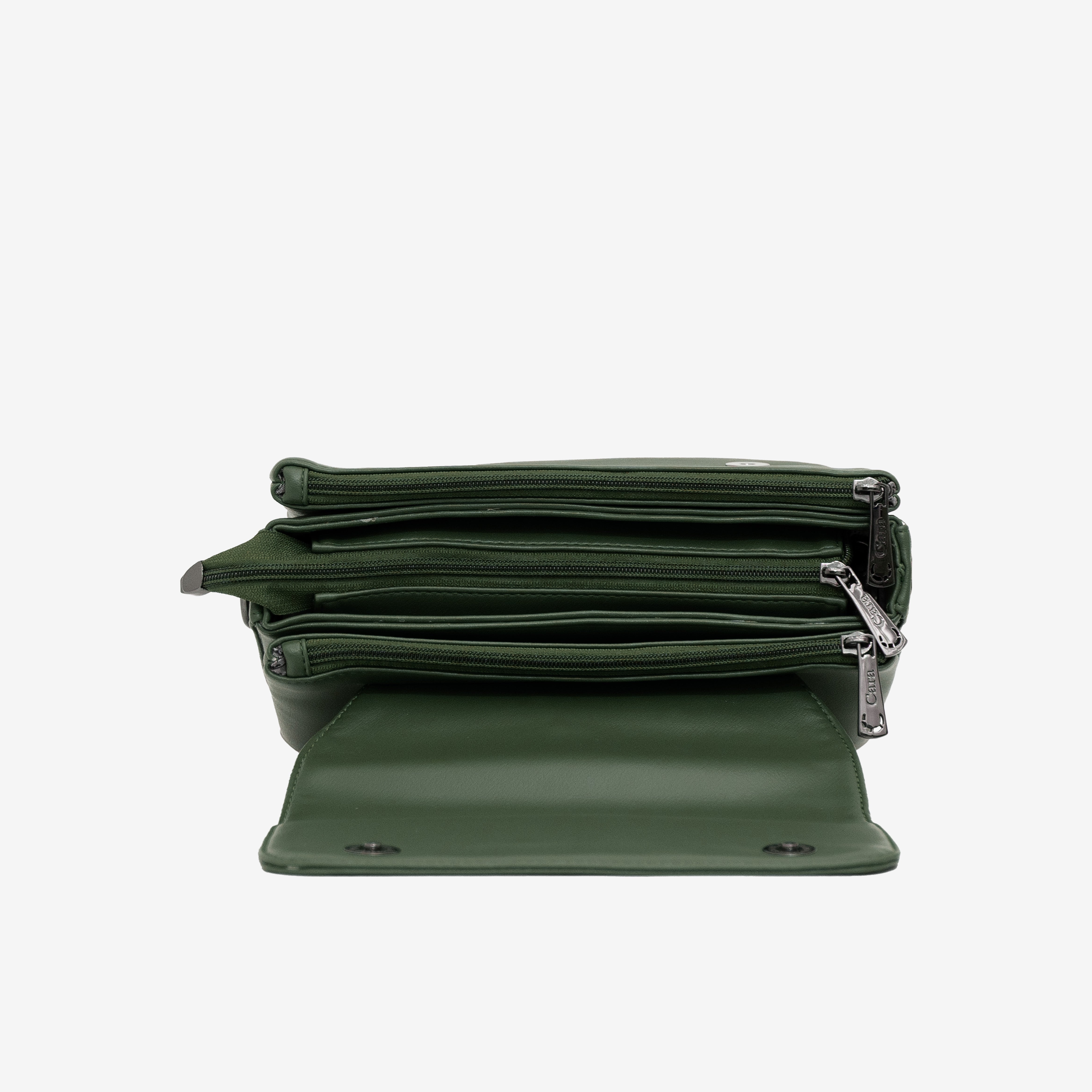 green Casual Catcher slingbag | cara