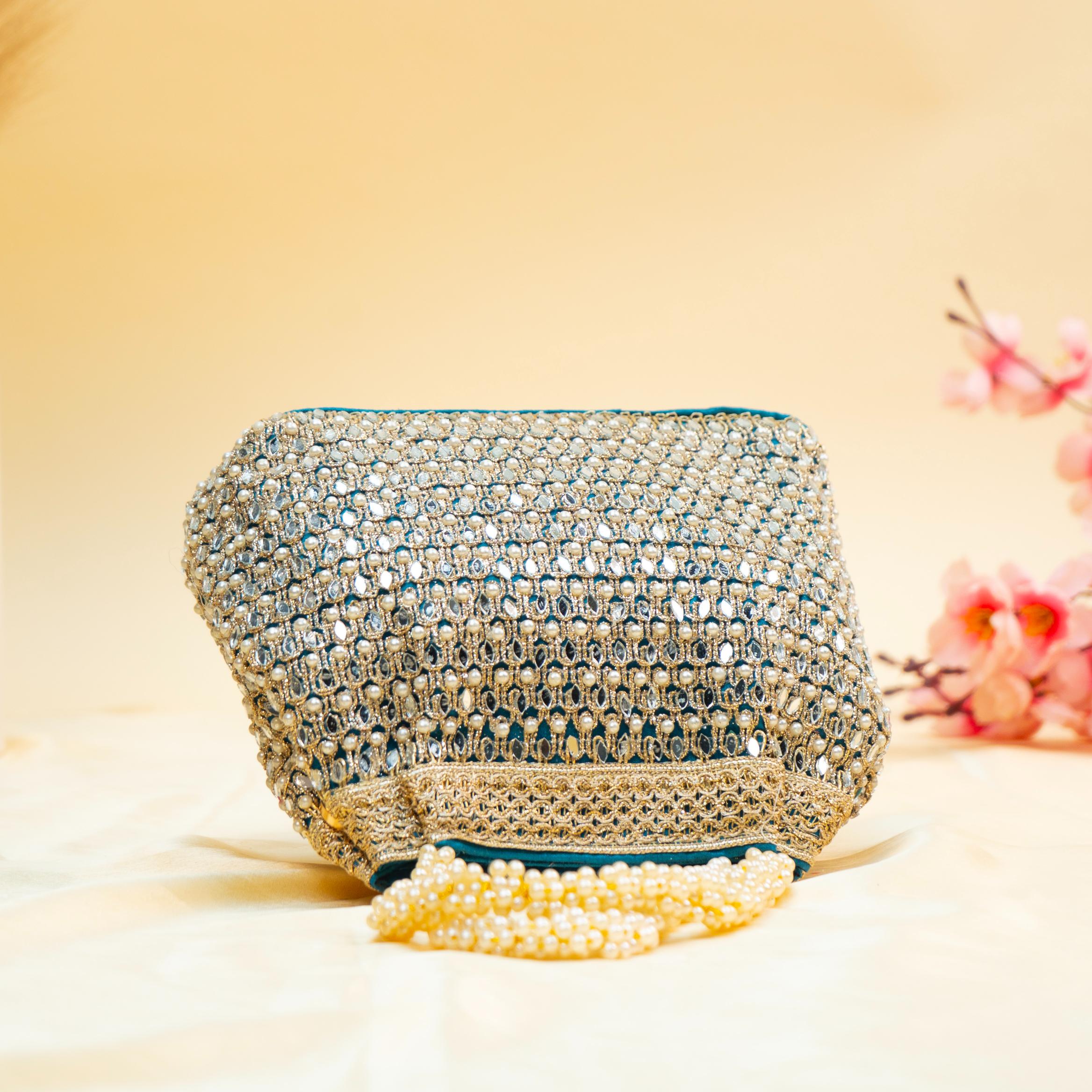 Dazzle Crystal Bead Potli