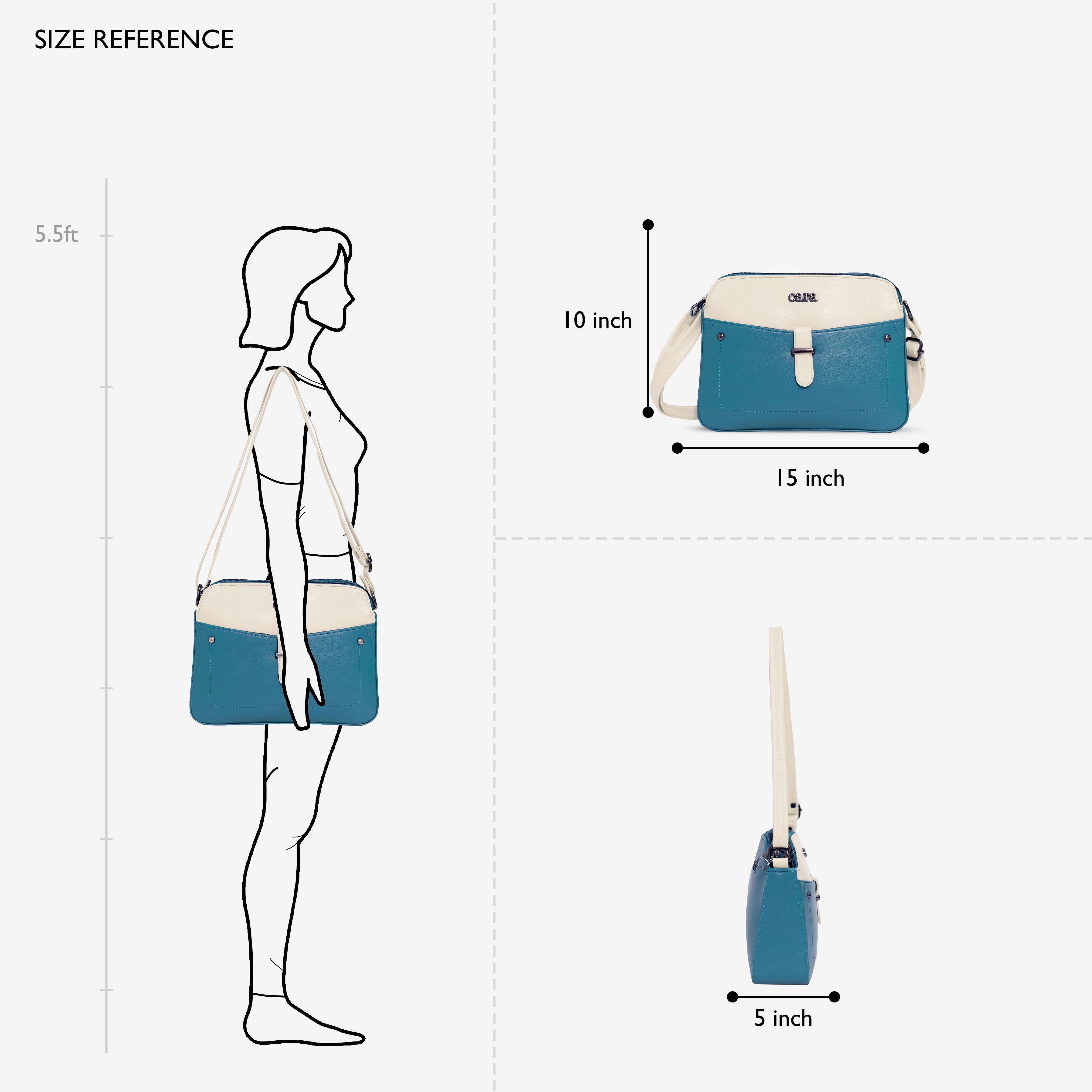 Blue Chic Crossbody Charm | Cara