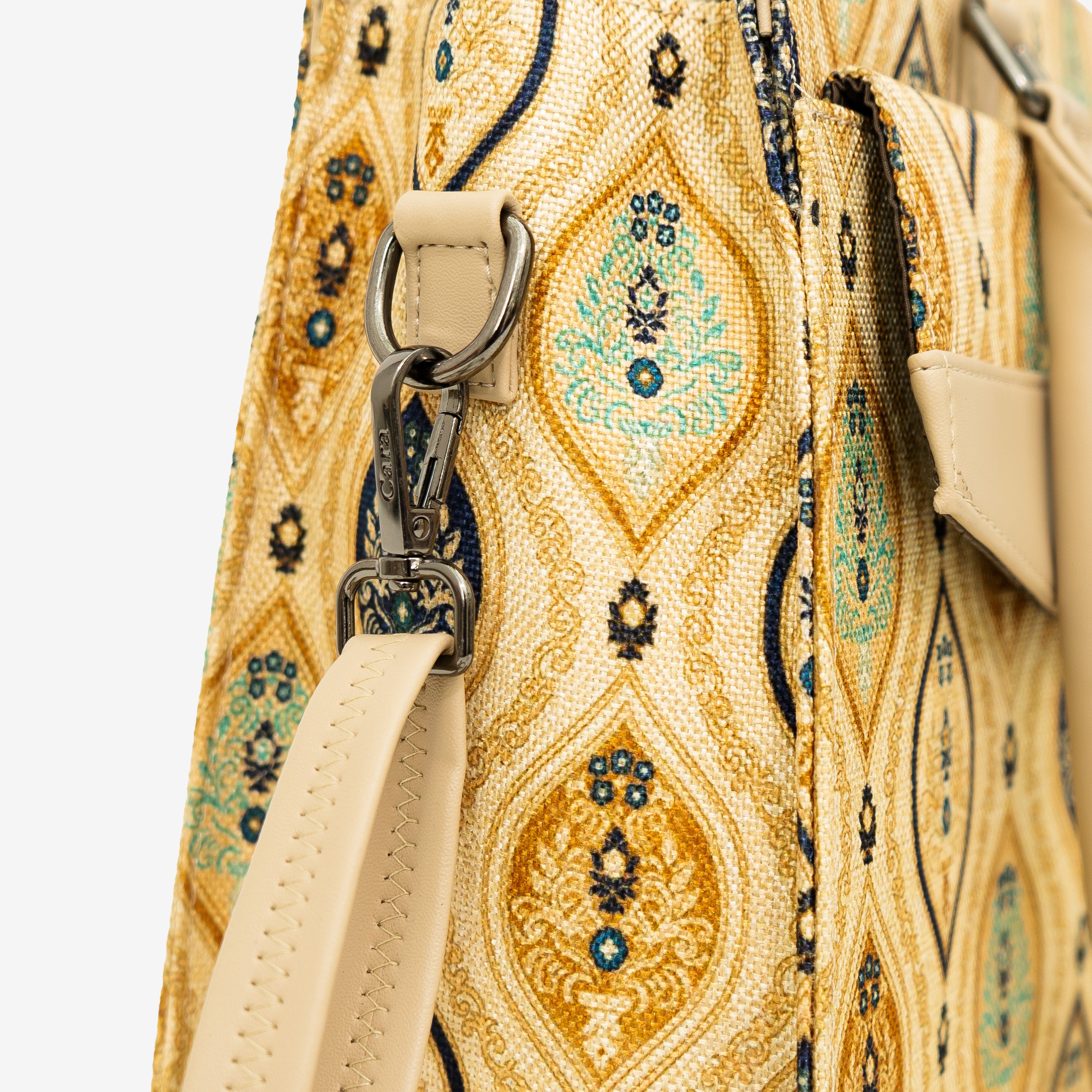 Cream Flawless Crafted handbag | Cara