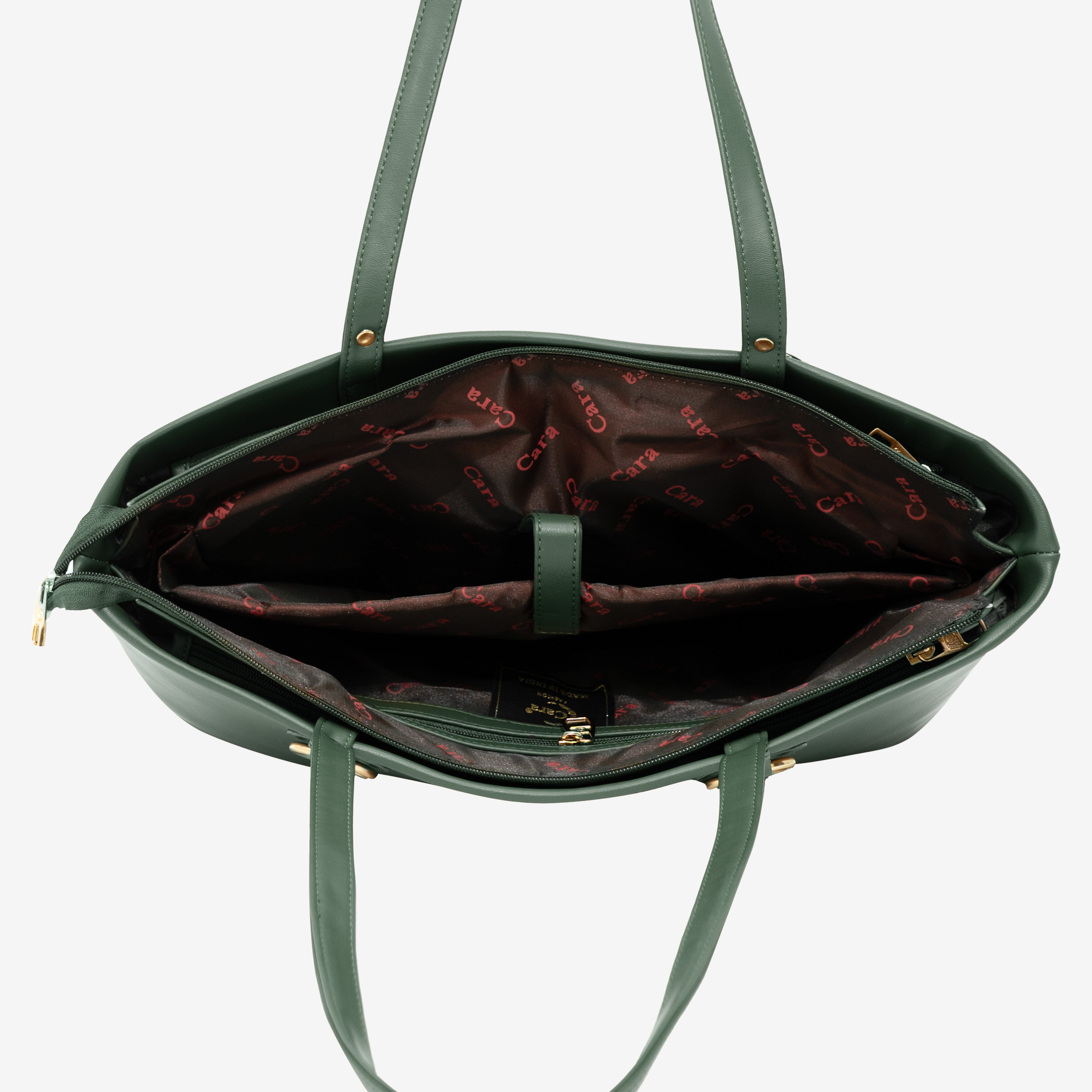 Olive Green Corporate Chic Tote | Cara