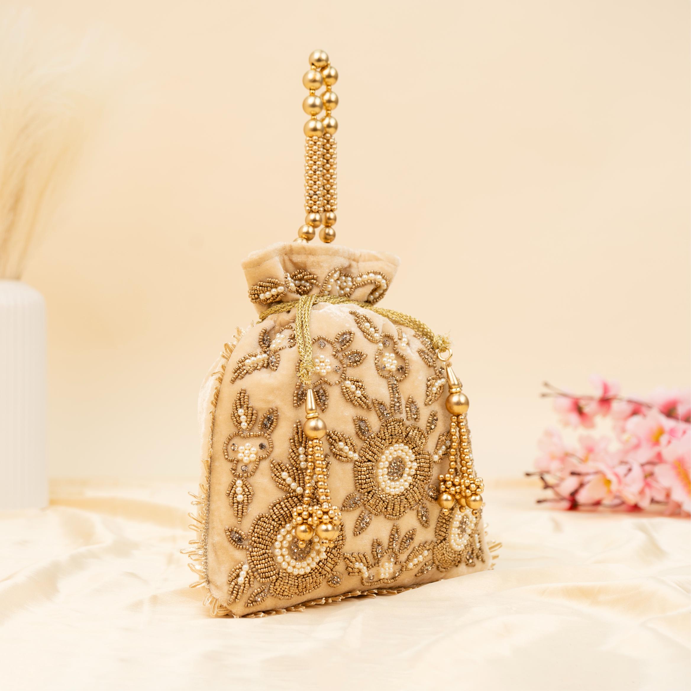 The Velvet Bloom Potli