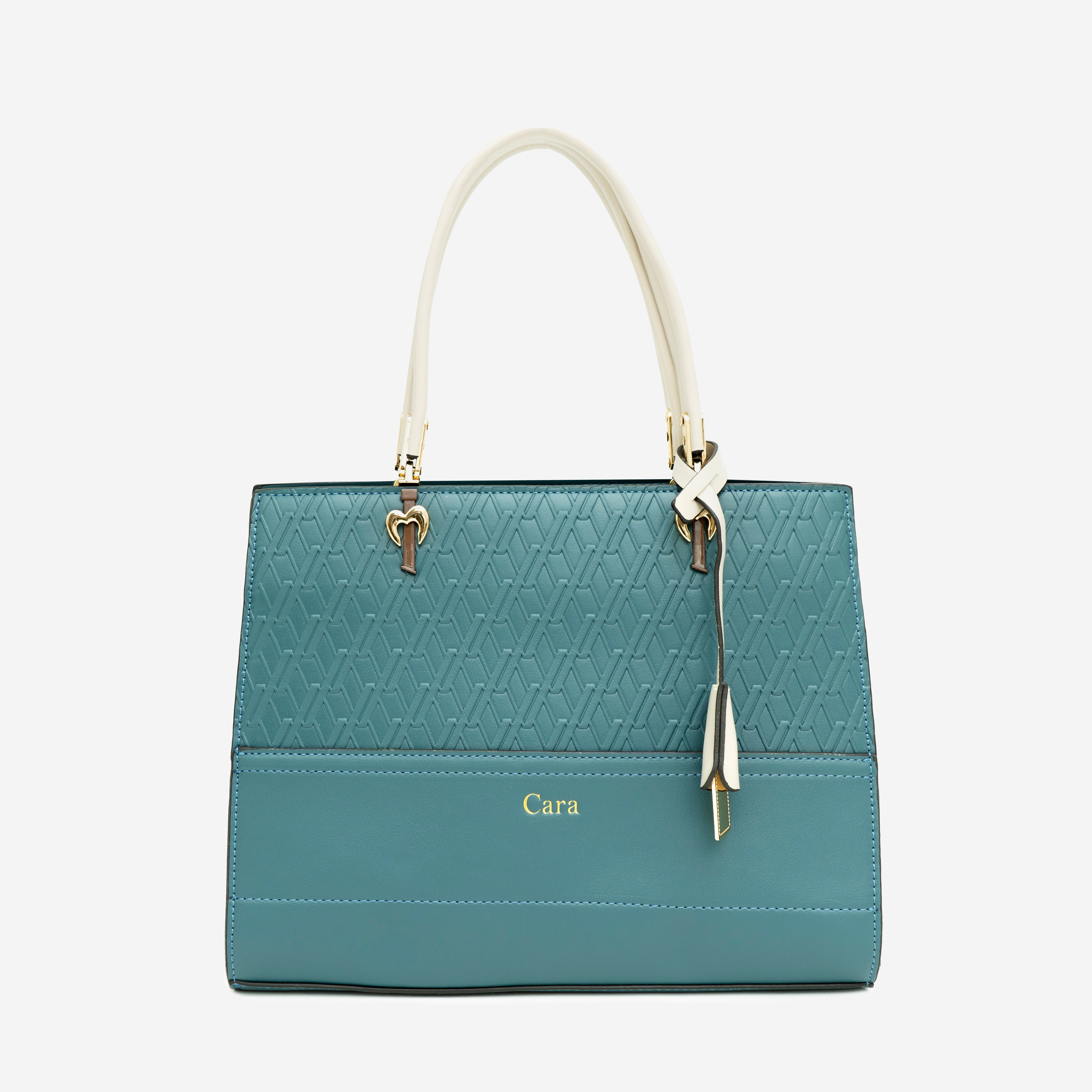 Classy Twist Carry Pine Green HANDBAG | CARA