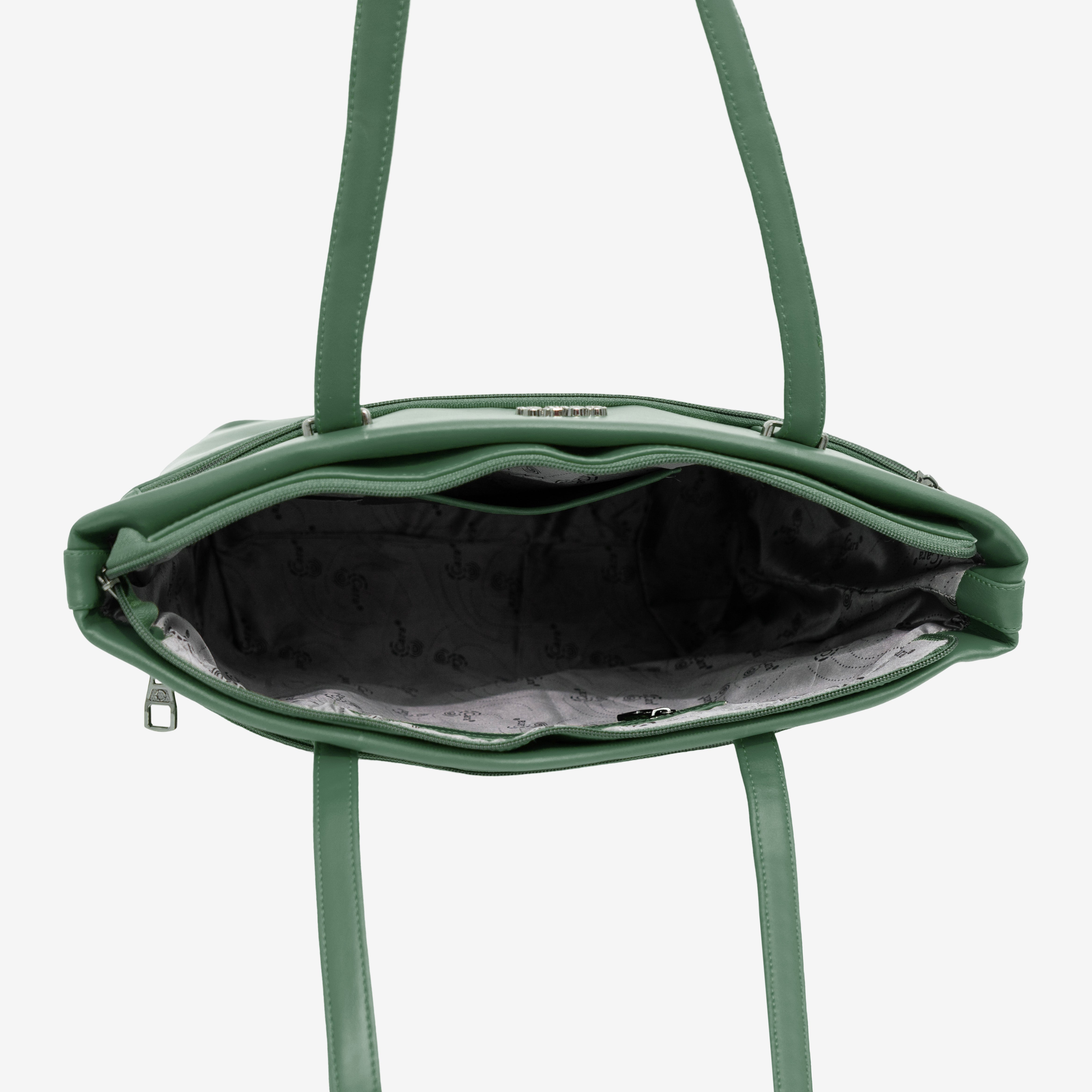 Dark Green 9 to 5 Office Tote Bag | Cara