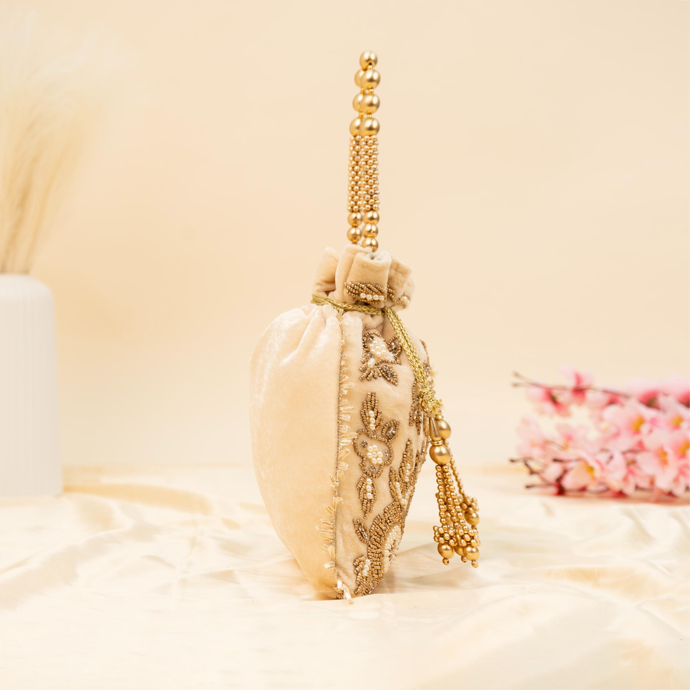 The Velvet Bloom Potli