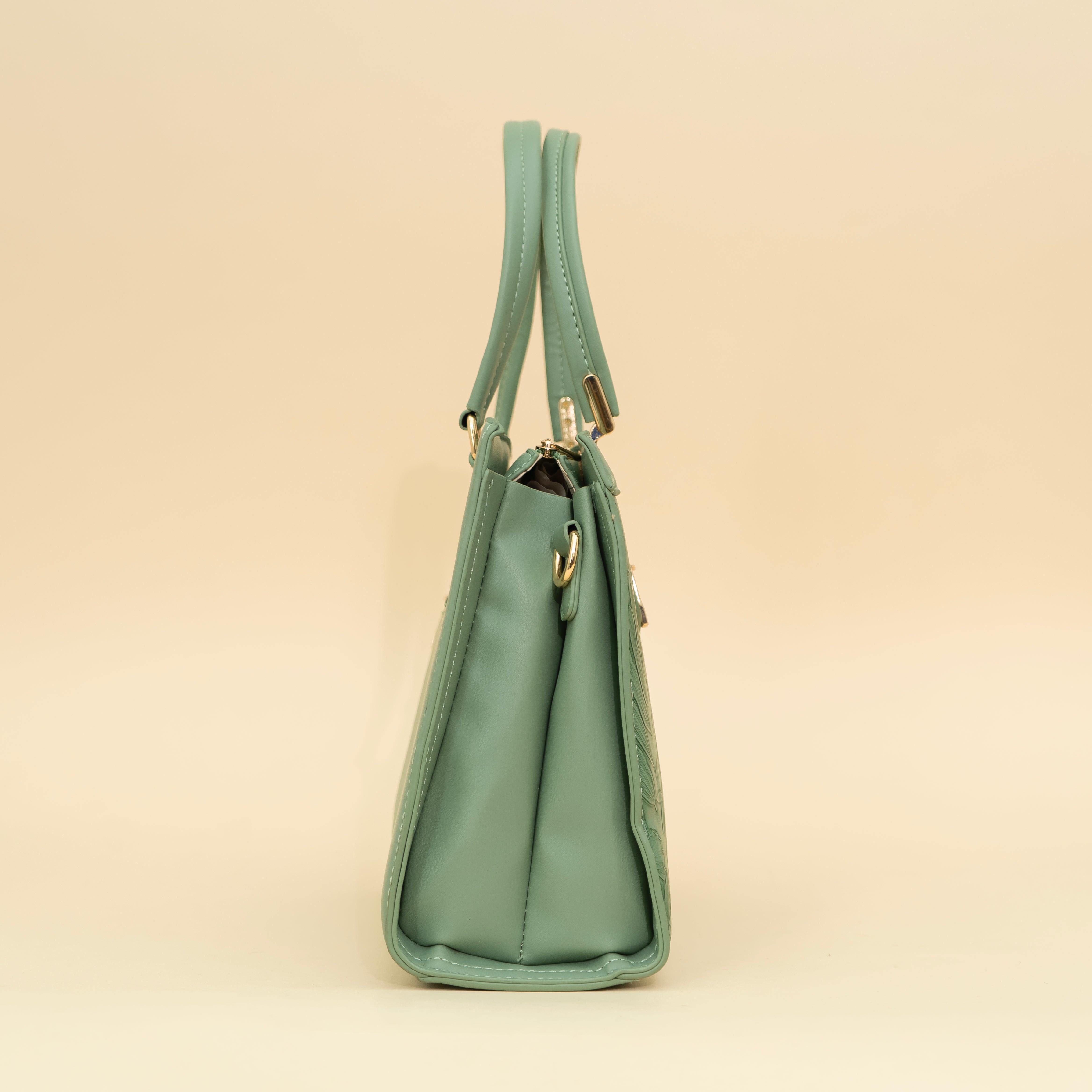 Chic Green Handbag | CARA