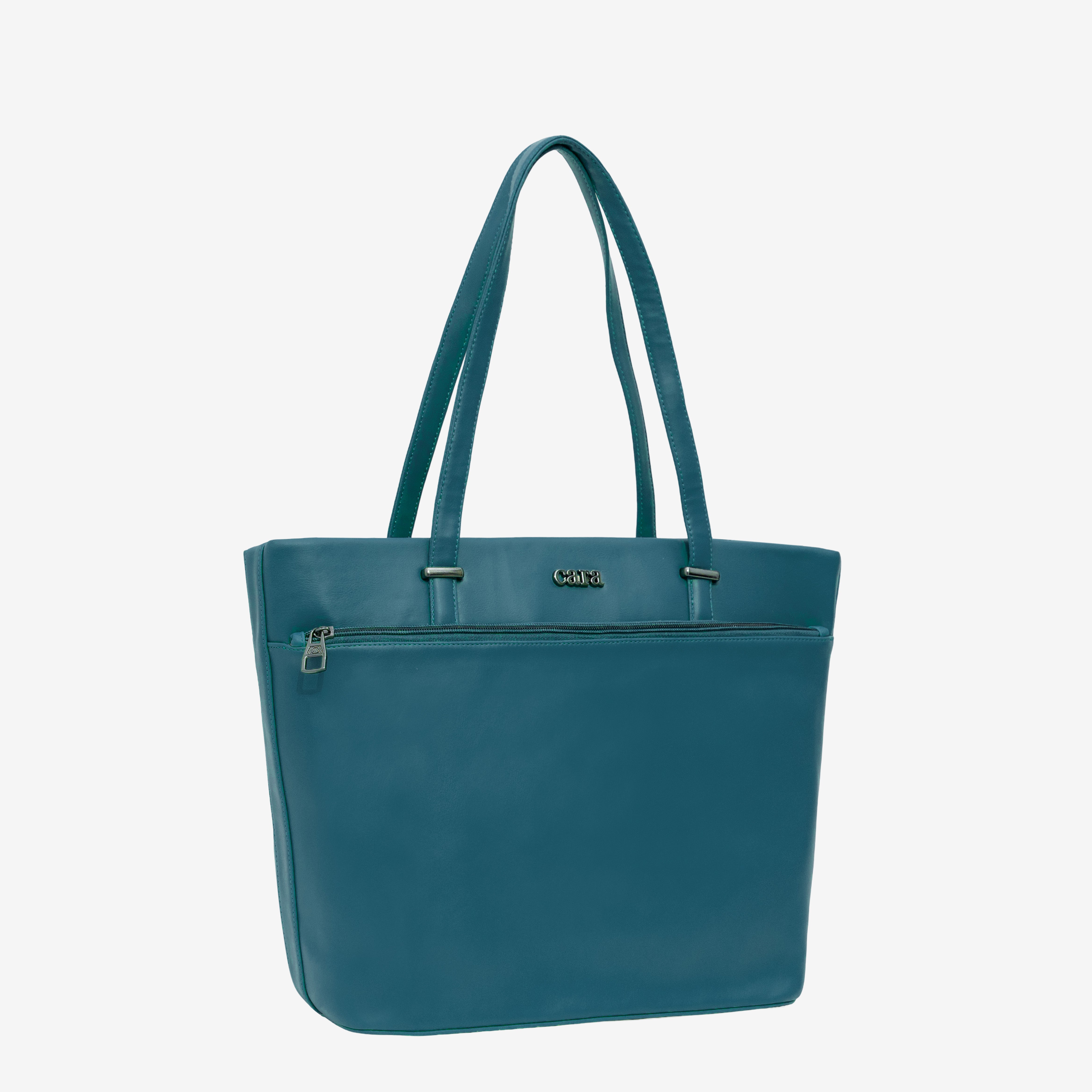 Teal Blue 9 to 5 Office Tote Bag | Cara