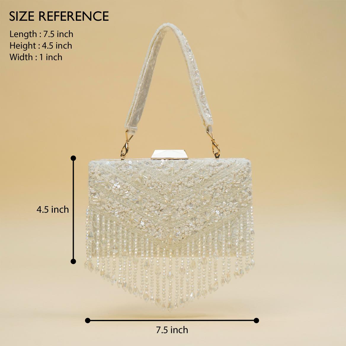 Timeless Pearl Gold Clutch