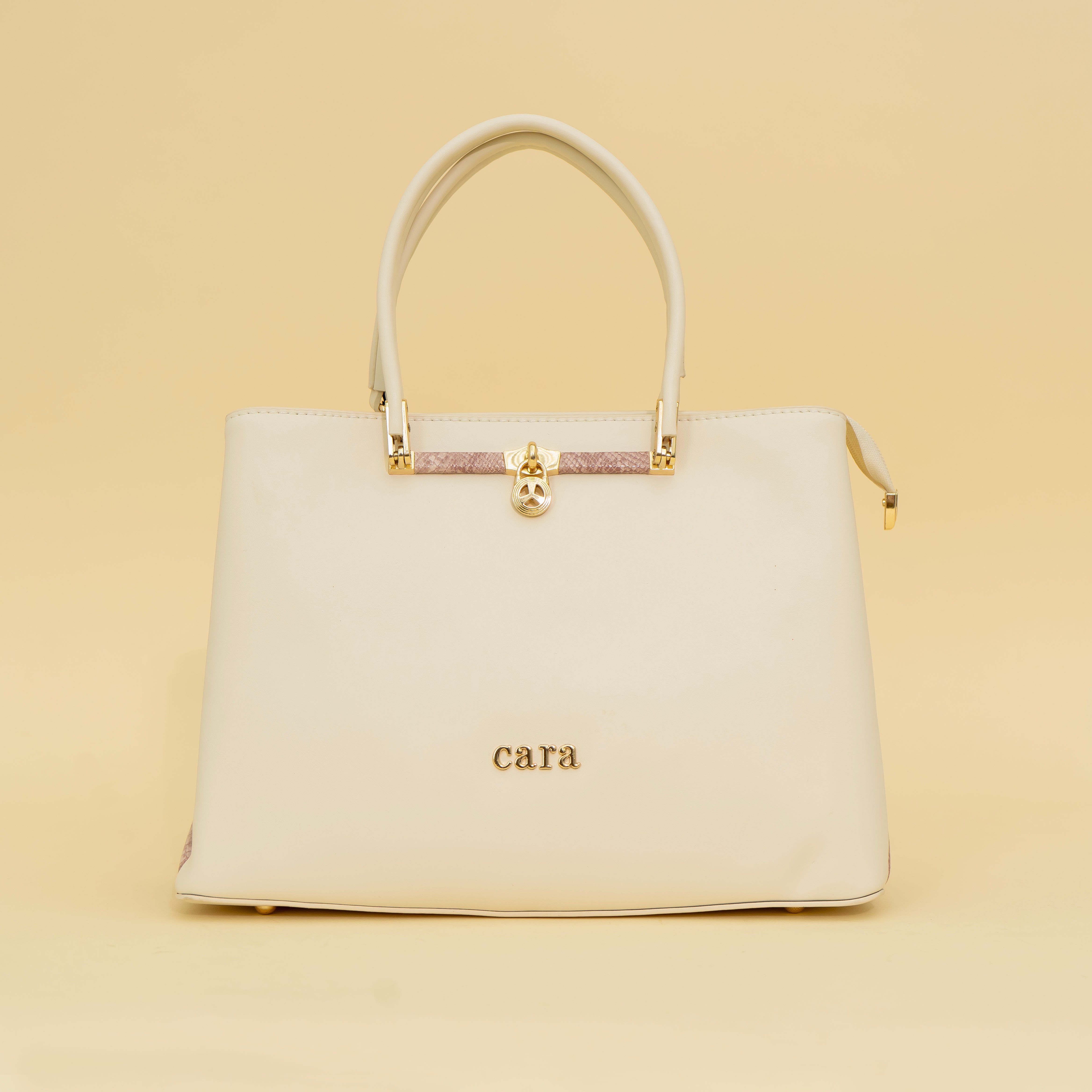 Haute Beige Handbag | CARA