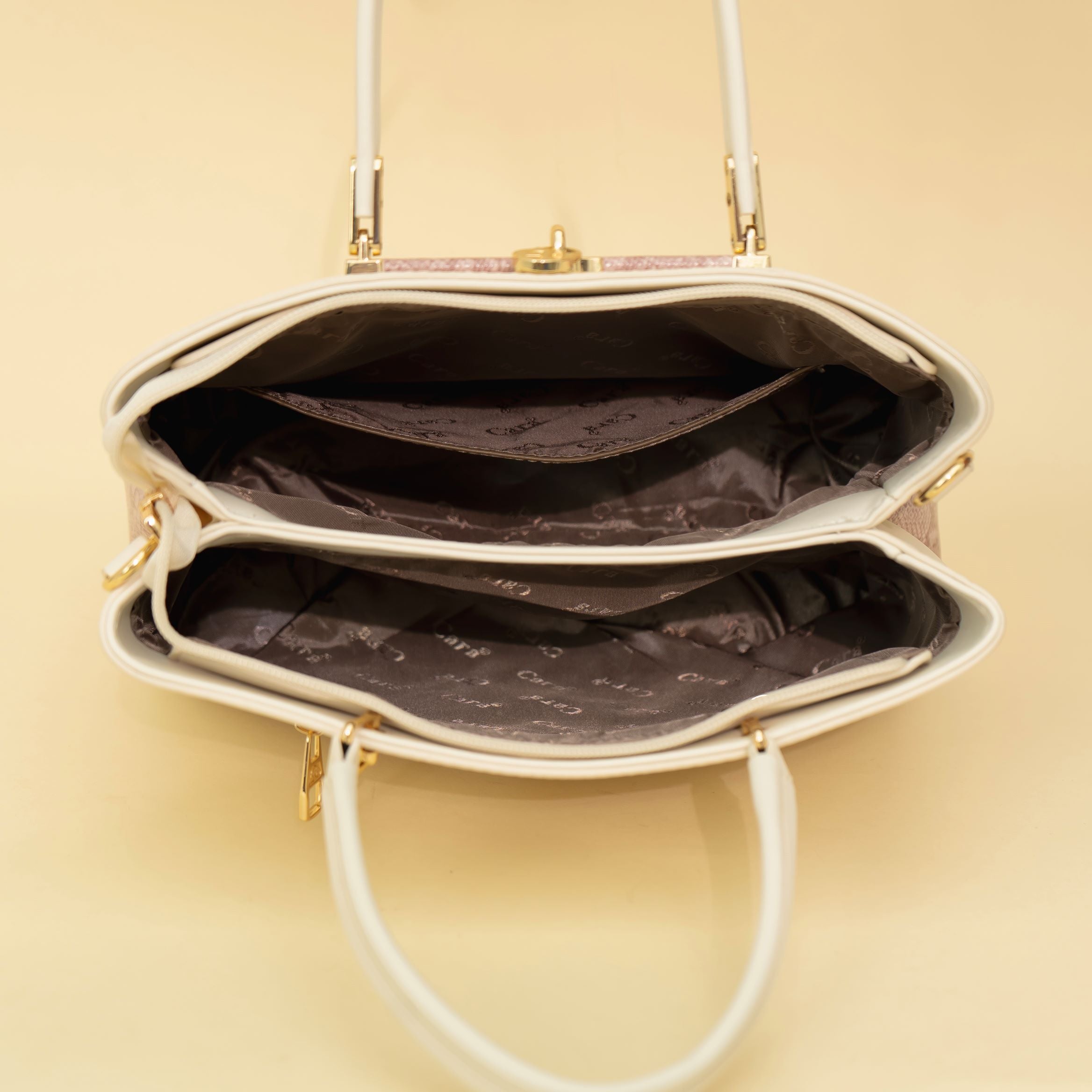 Haute Beige Handbag | CARA