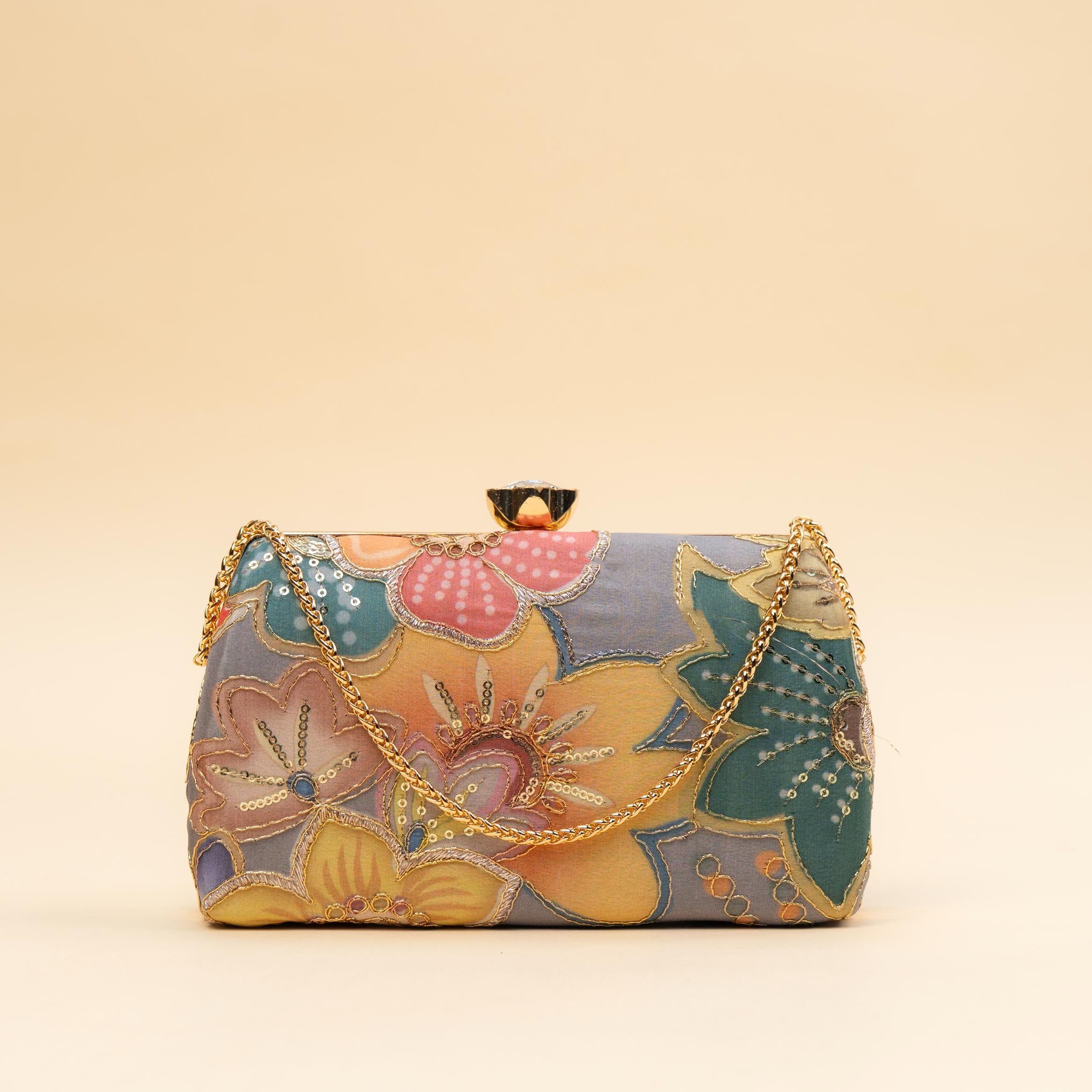 Sequin Thread Clutch
