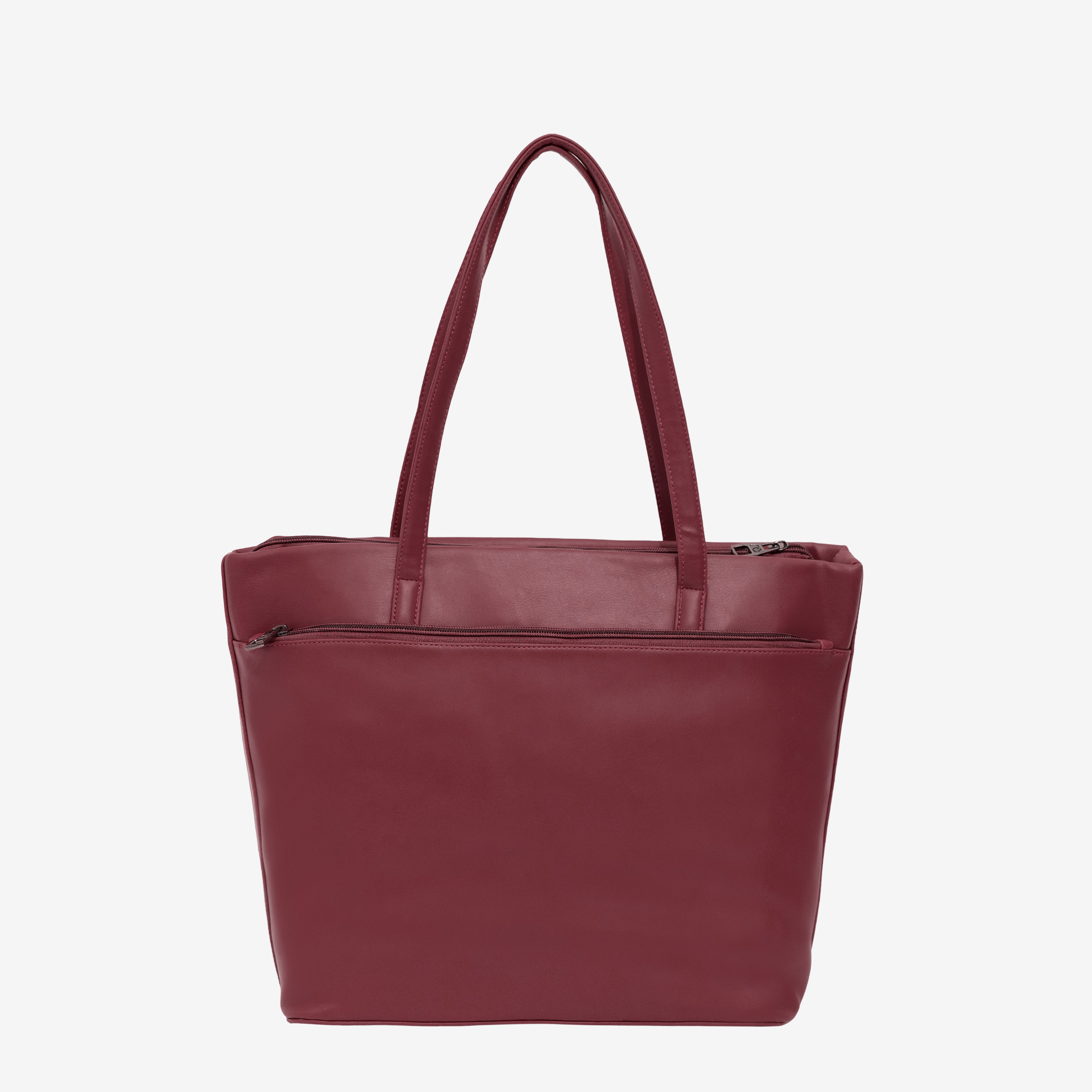 Maroon 9 to 5 Office Tote Bag | Cara