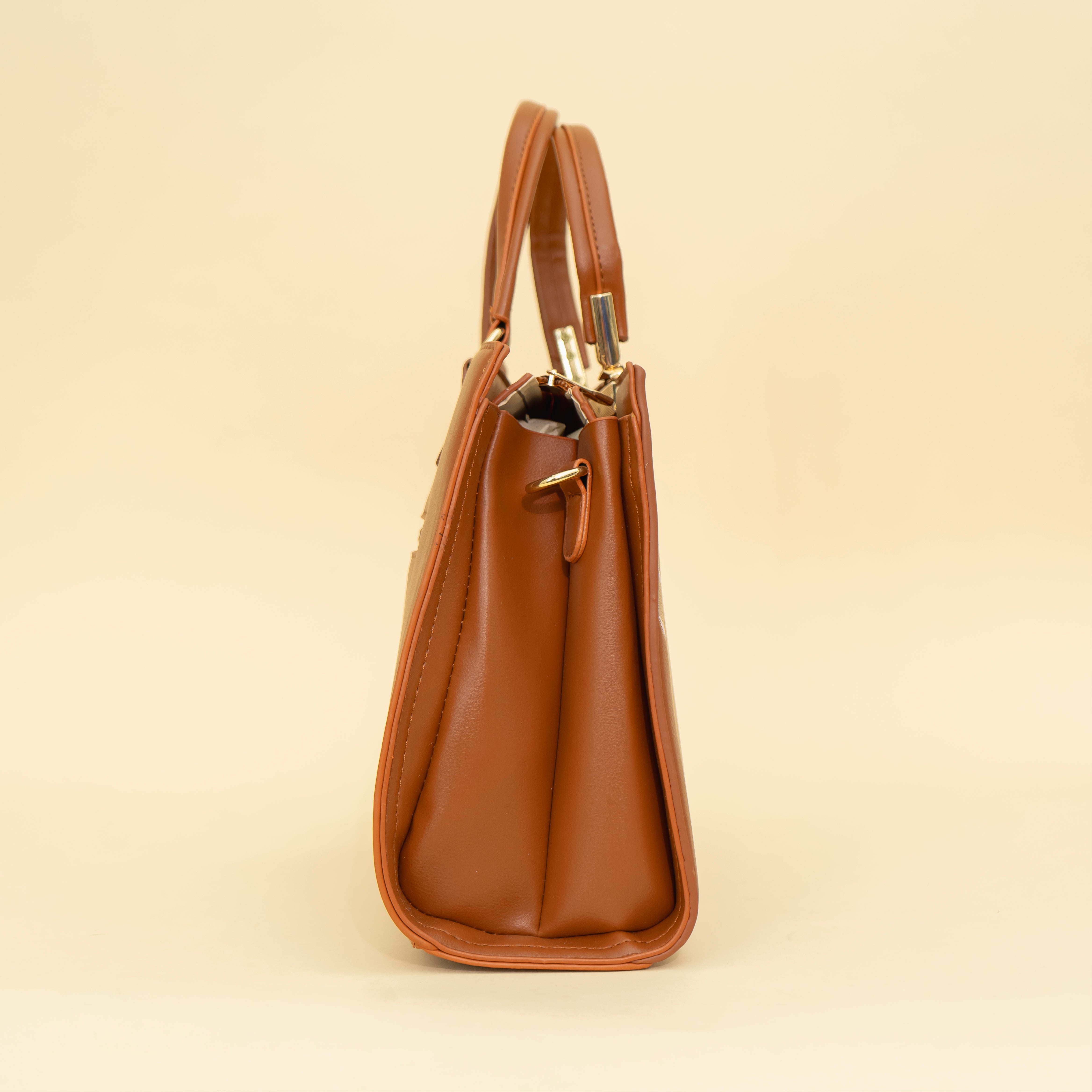 Brown Floral Flourish handbag | cara