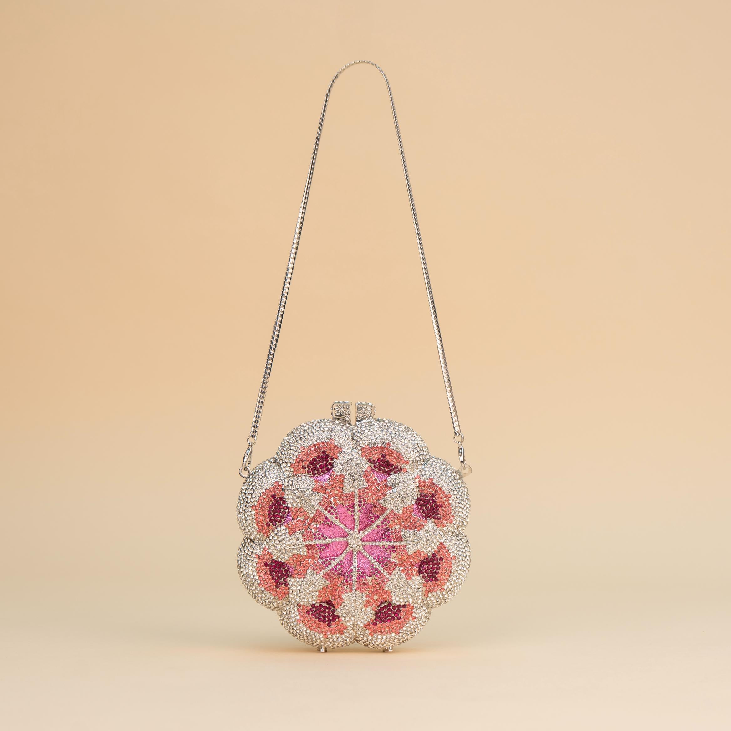 Crystal Rose Bling Clutch