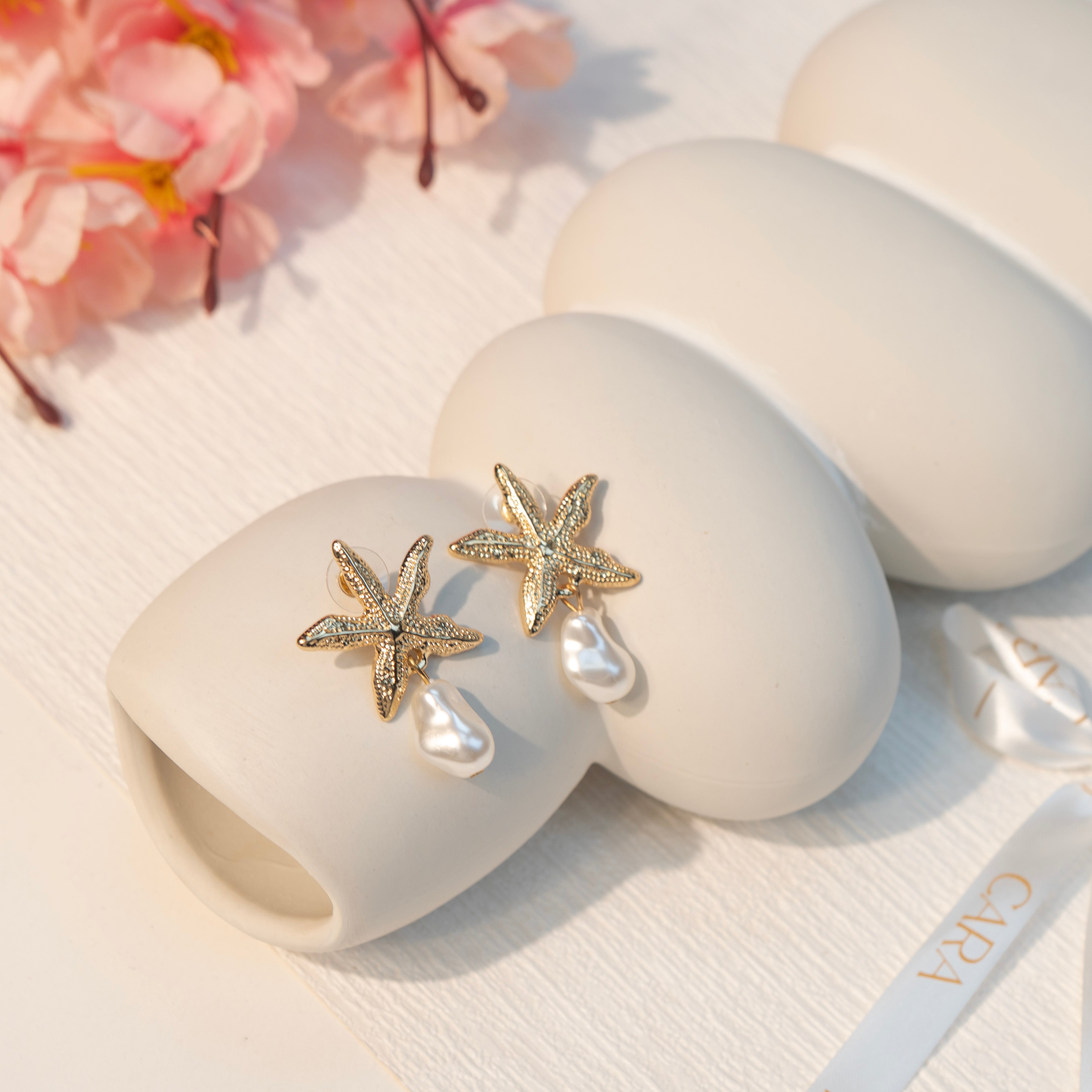 Moonlit Star Earrings
