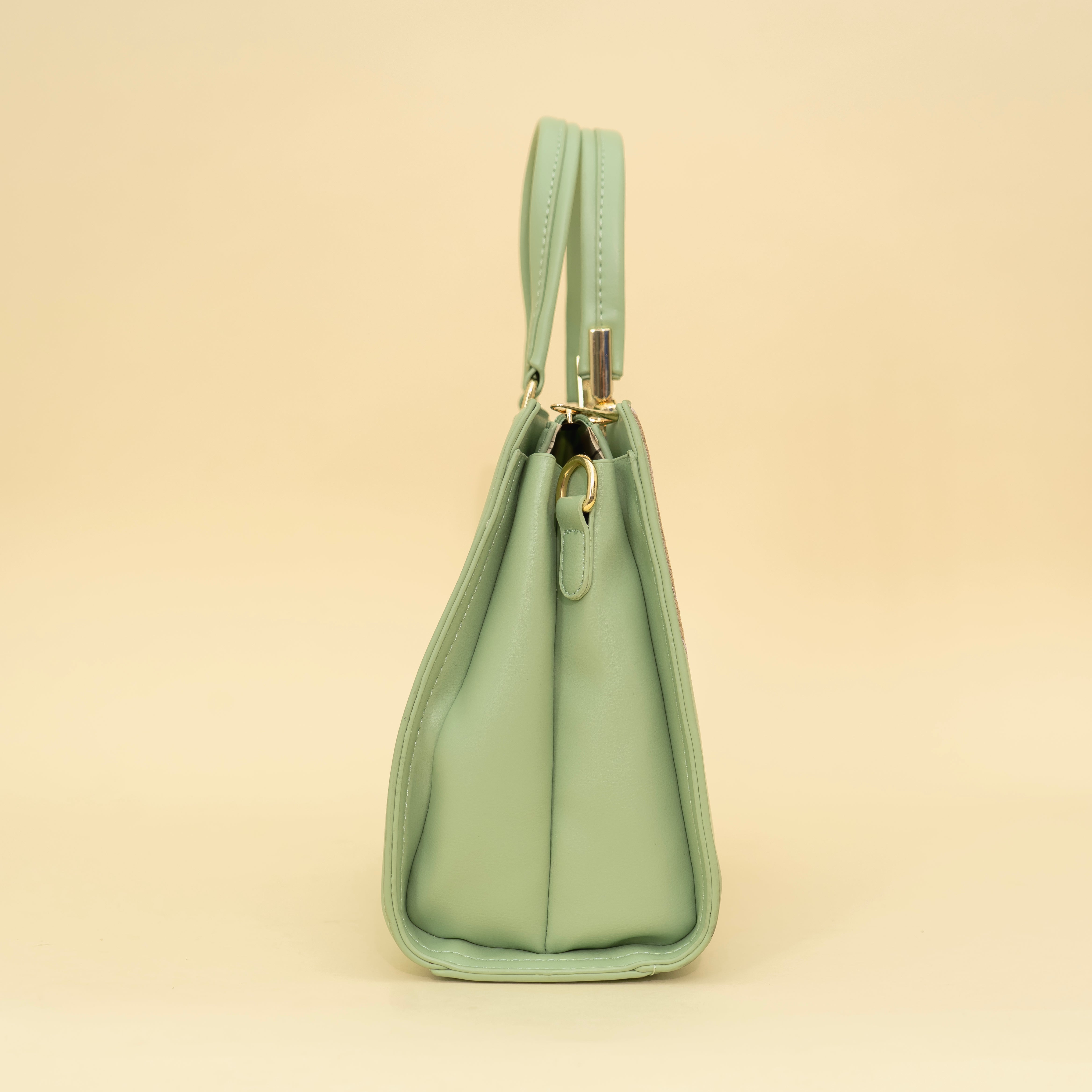 Green Floral Flourish handbag | cara