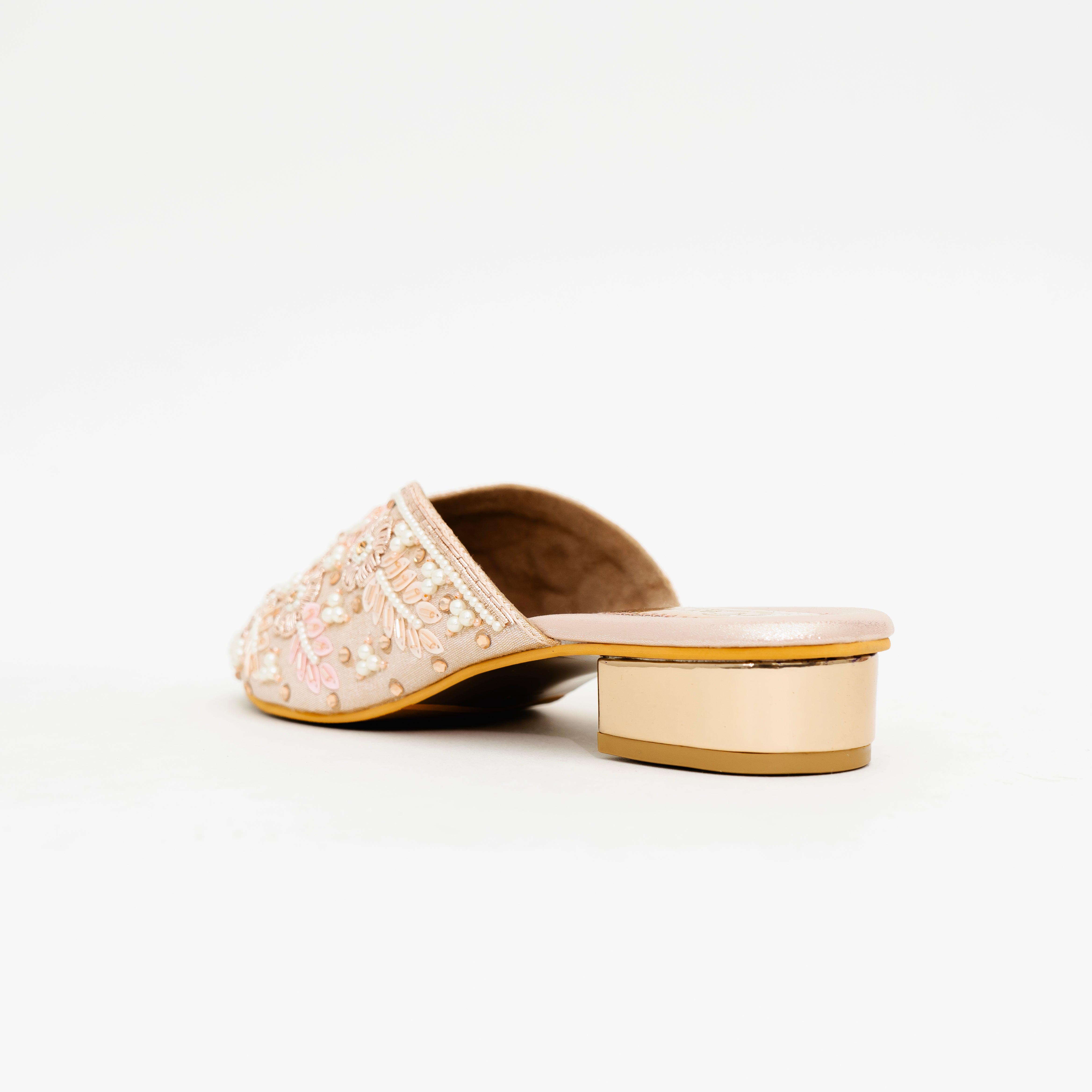 Rosegold Mehfil Juttis | Cara