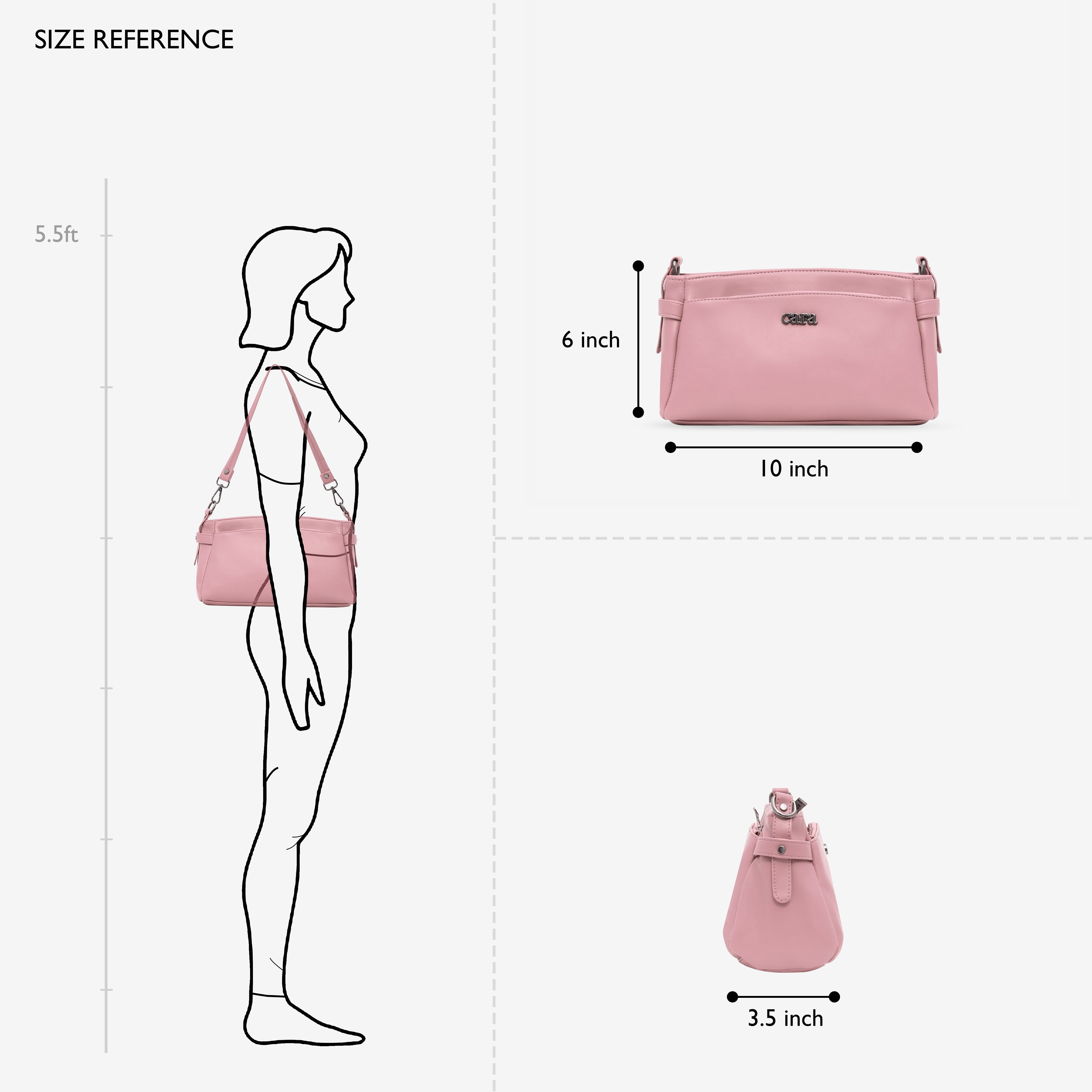 Pink Weekend Carry sling | Cara