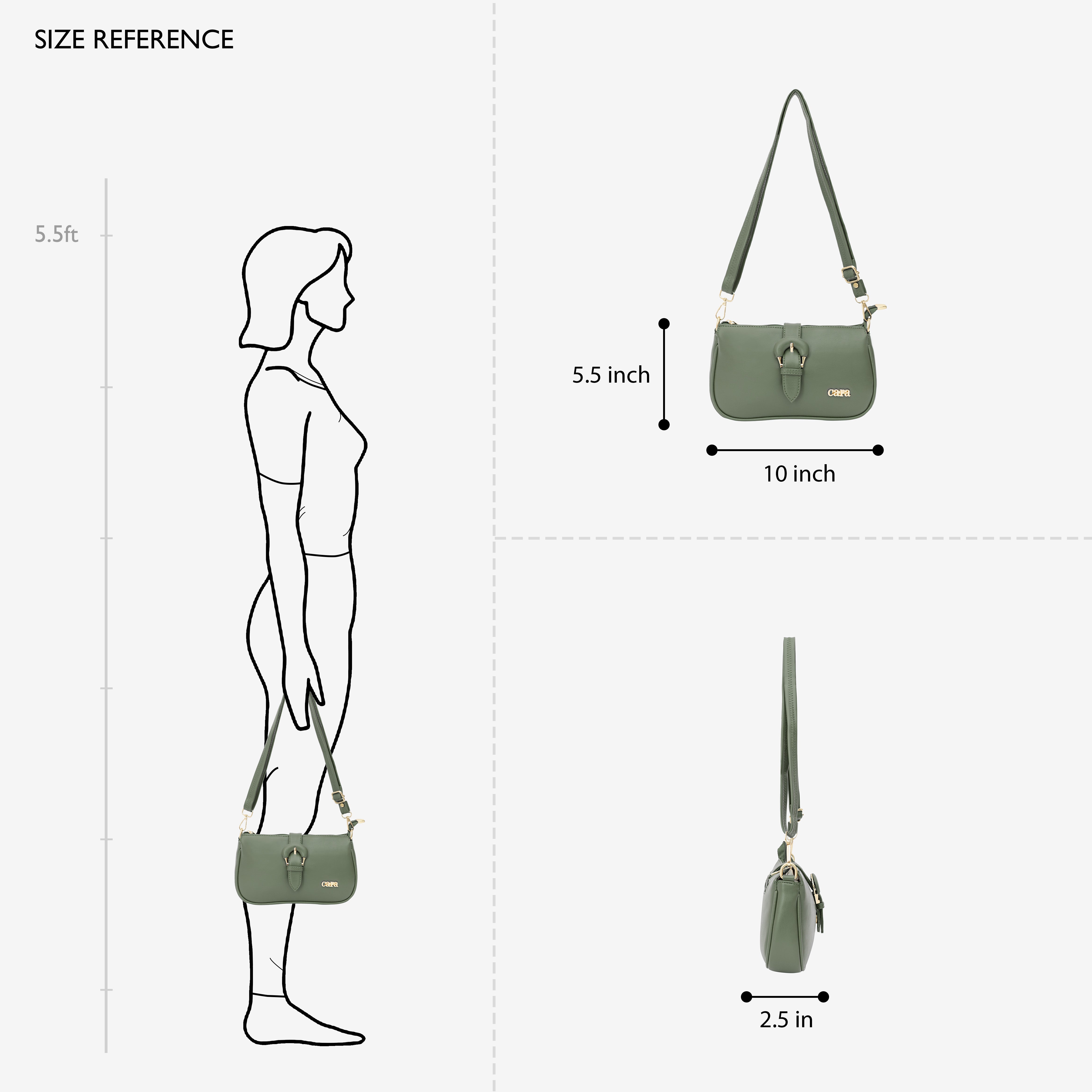 Olive Pleasant Sling | Cara